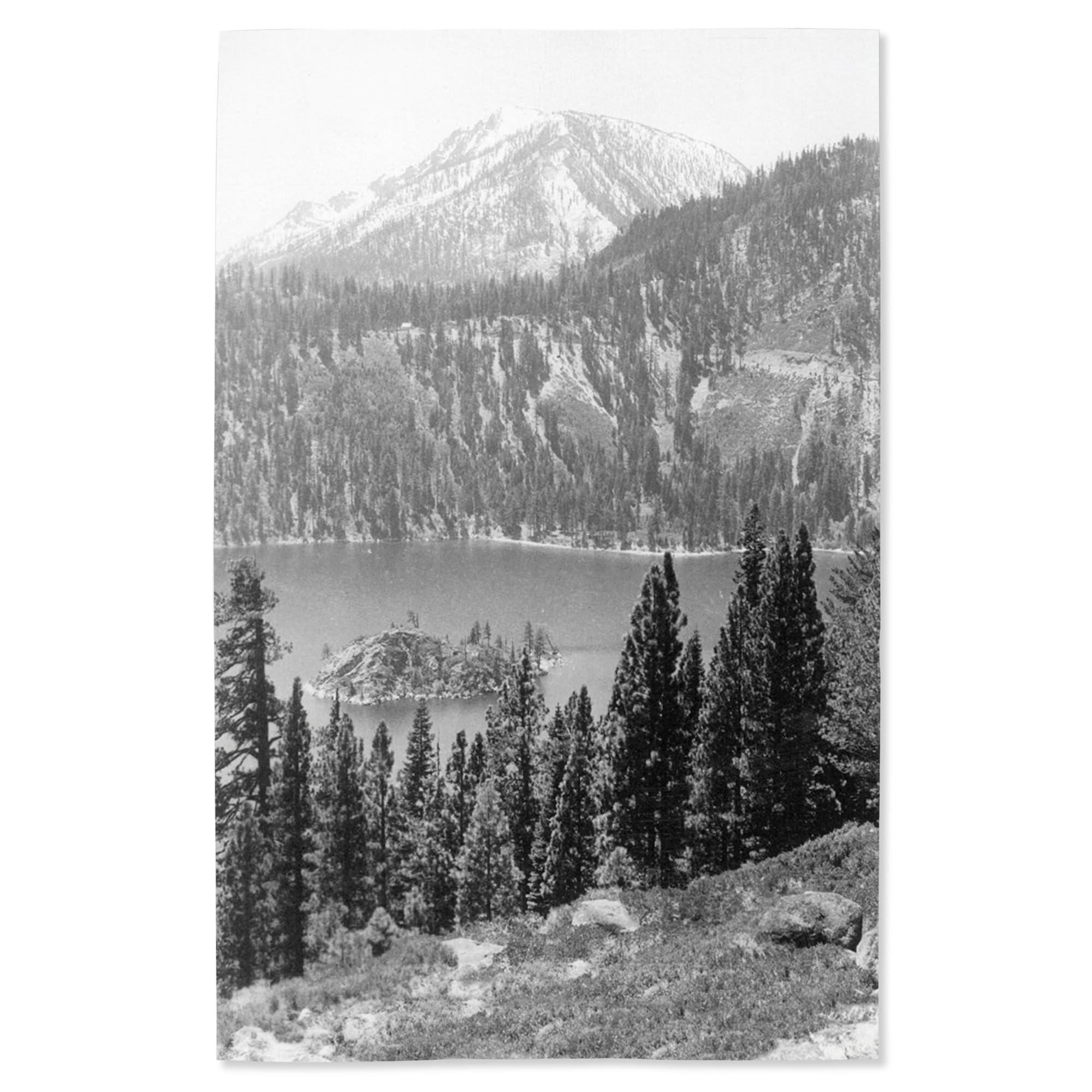 Lantern Press 16x24 Inch Giclee Art Print - Lake Tahoe California Landscape with Emerald Bay View | Premium Wall Decor for Living Room, Bedroom & Office