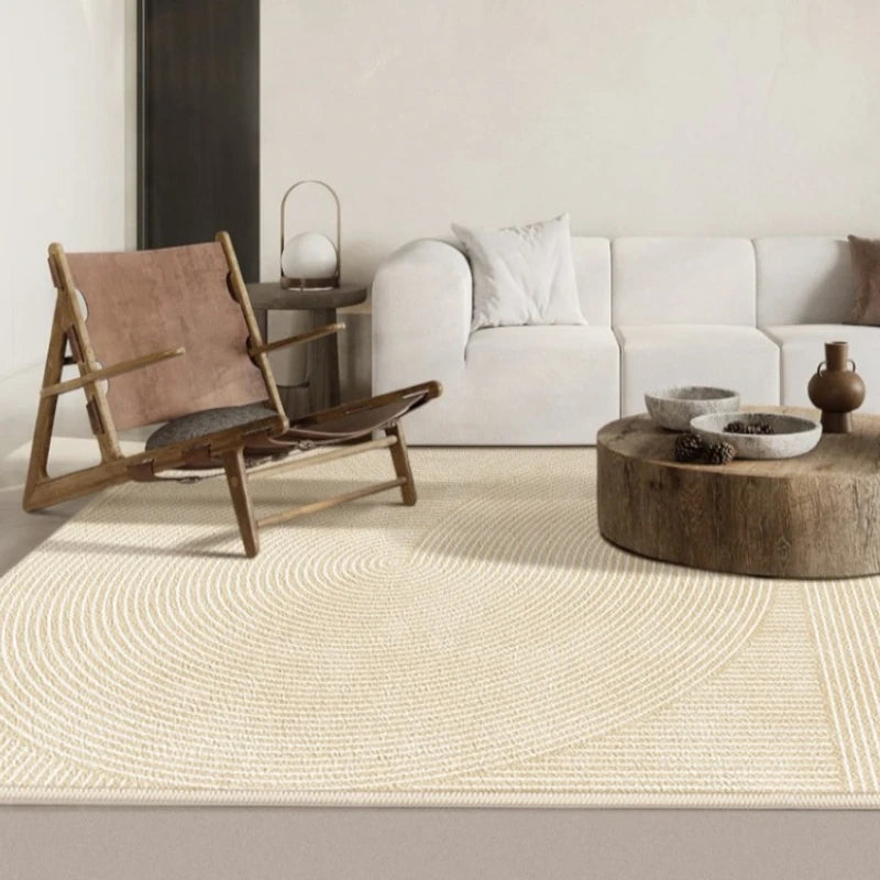 Jaylah Modern Wave Waterproof Area Rug - Non-Slip Soft Living Room Carpet for Home Decor, Bedroom, Nursery, Office | Indoor & Outdoor Use