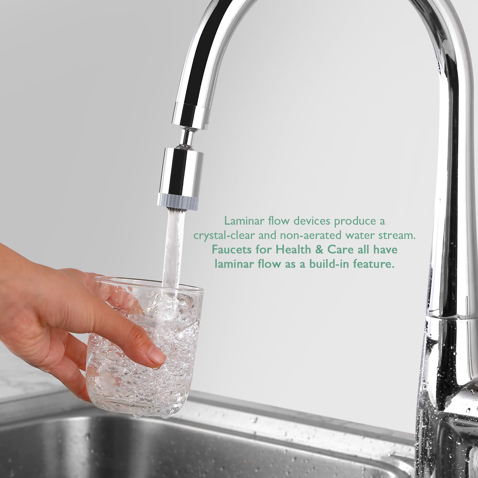 360° Swivel Faucet Aerator - 3-Function Kitchen Sink Nozzle for Easy Cleaning