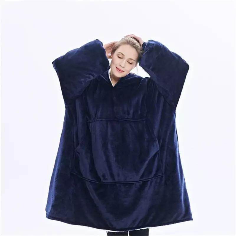 Oversized Blanket Hoodie - Cozy Fleece Wearable Blanket for Women & Men | Perfect for Lounging, Netflix, Camping & Cold Weather