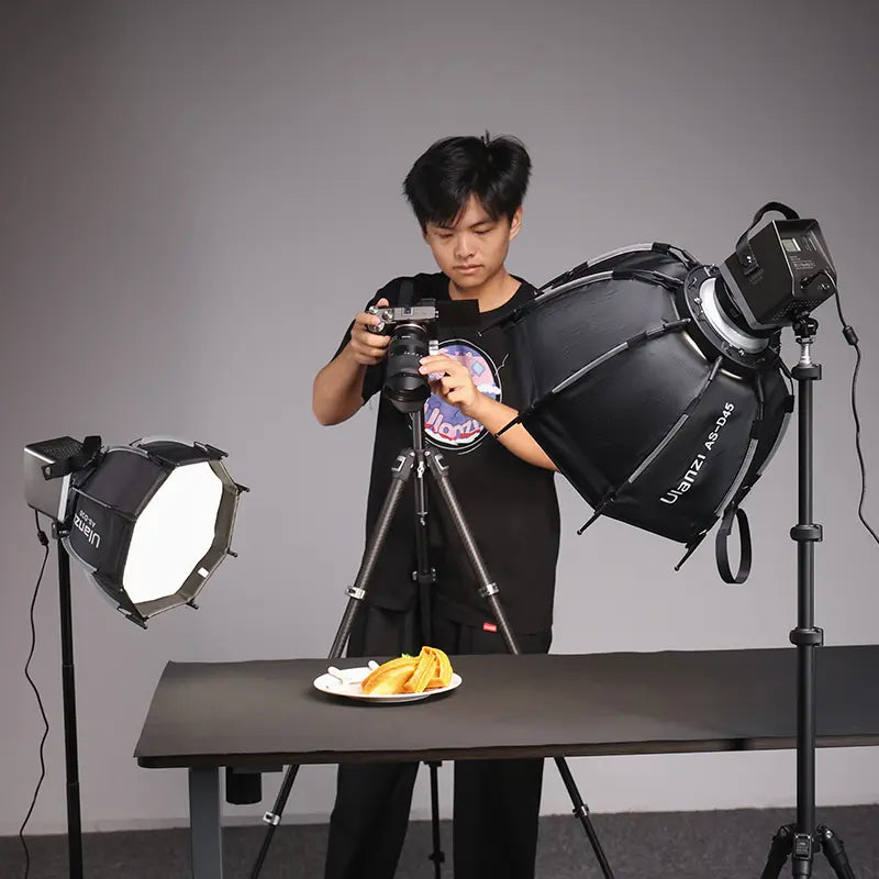 Ulanzi LT005 60W Bi-Color COB LED Video Light with Adjustable Brightness & Temperature - Perfect for YouTube, Photography, Live Streaming & Studio Lighting