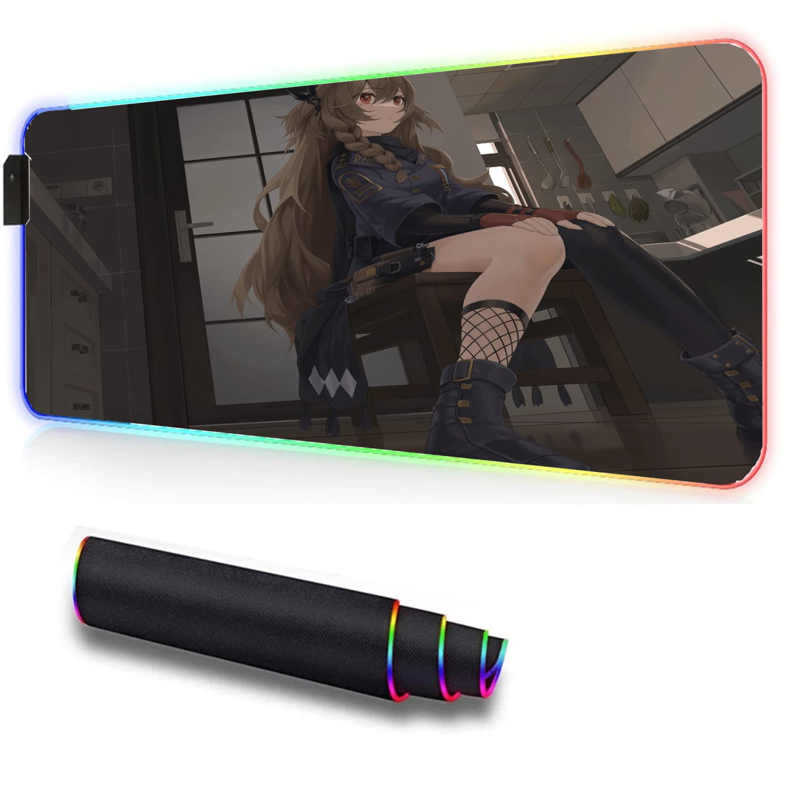 Anime Girls Frontline Gaming Mouse Pad - Non-Slip Rubber Mouse Mat for PC, Laptop, Home & Office (300x700mm) - Perfect for Gaming, Work & Anime Enthusiasts