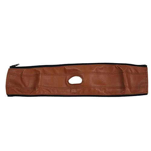 Premium PU Leather Handle Cover for Doona Stroller & Car Seat - Black/Brown - Universal Fit for All Doona Models - Soft Touch & Water Repellent - Easy to Clean - Perfect for Daily Walks, Shopping & Travel with Baby
