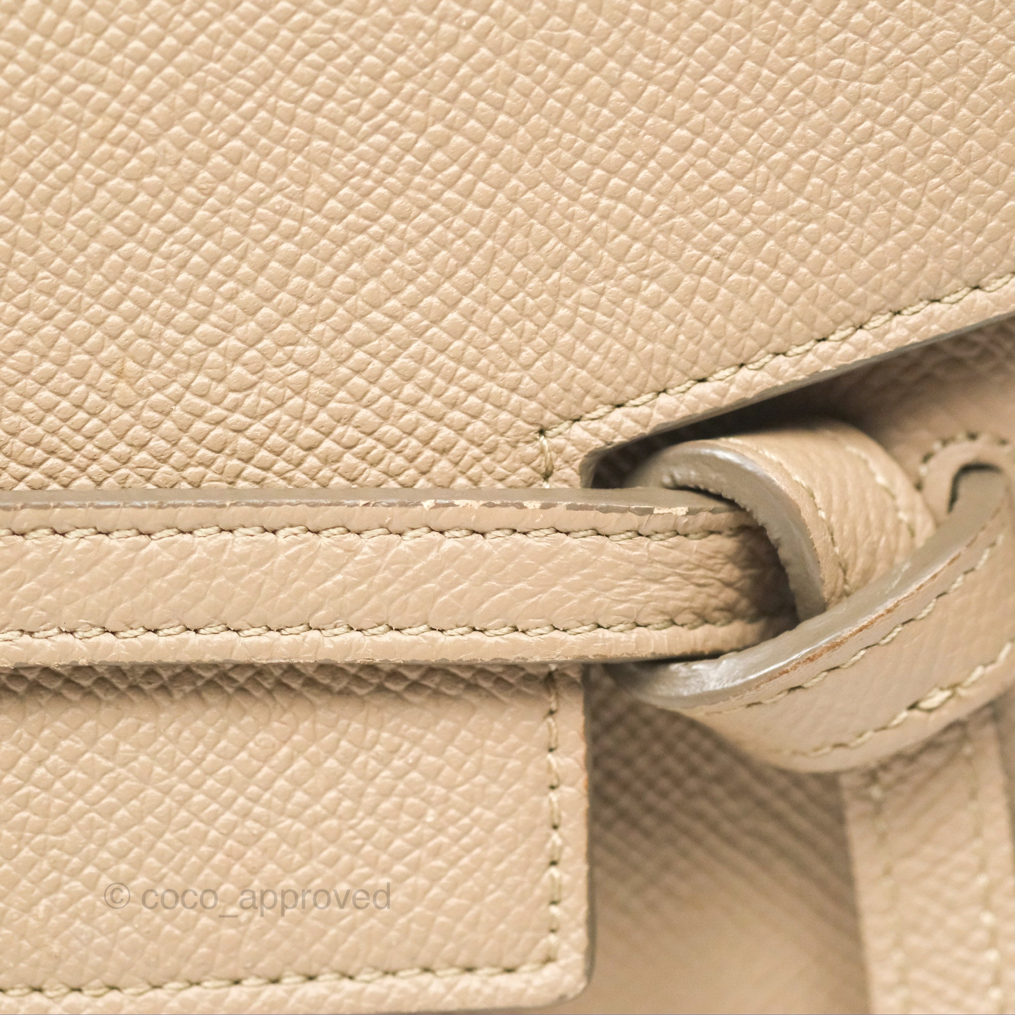 Celine Nano Belt Bag in Light Taupe Grained Calfskin with Gold Hardware - Perfect for Everyday Use, Work, and Travel