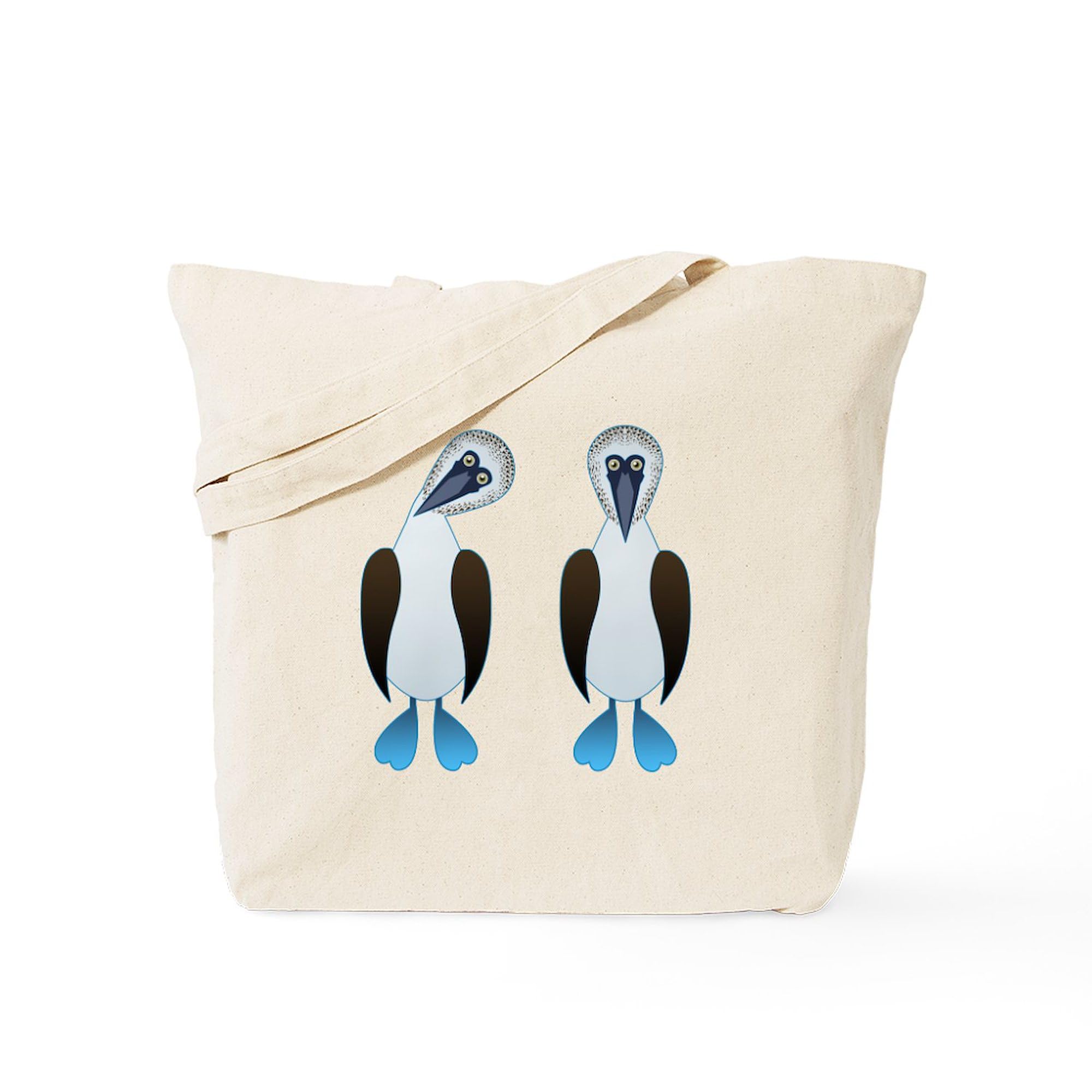 Pair of Boobys Tote Bag - Natural Canvas Reusable Shopping Bag for Beach, Grocery & Everyday Use | Eco-Friendly Carryall Gift