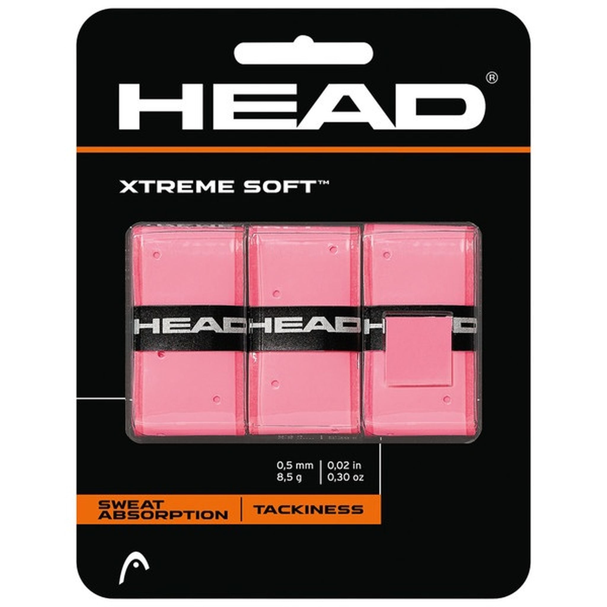 HEAD Xtreme Soft Overgrip - Premium Tennis Racket Grip for Enhanced Comfort and Sweat Absorption - Perfect for Tennis, Badminton, and Racquetball Players
