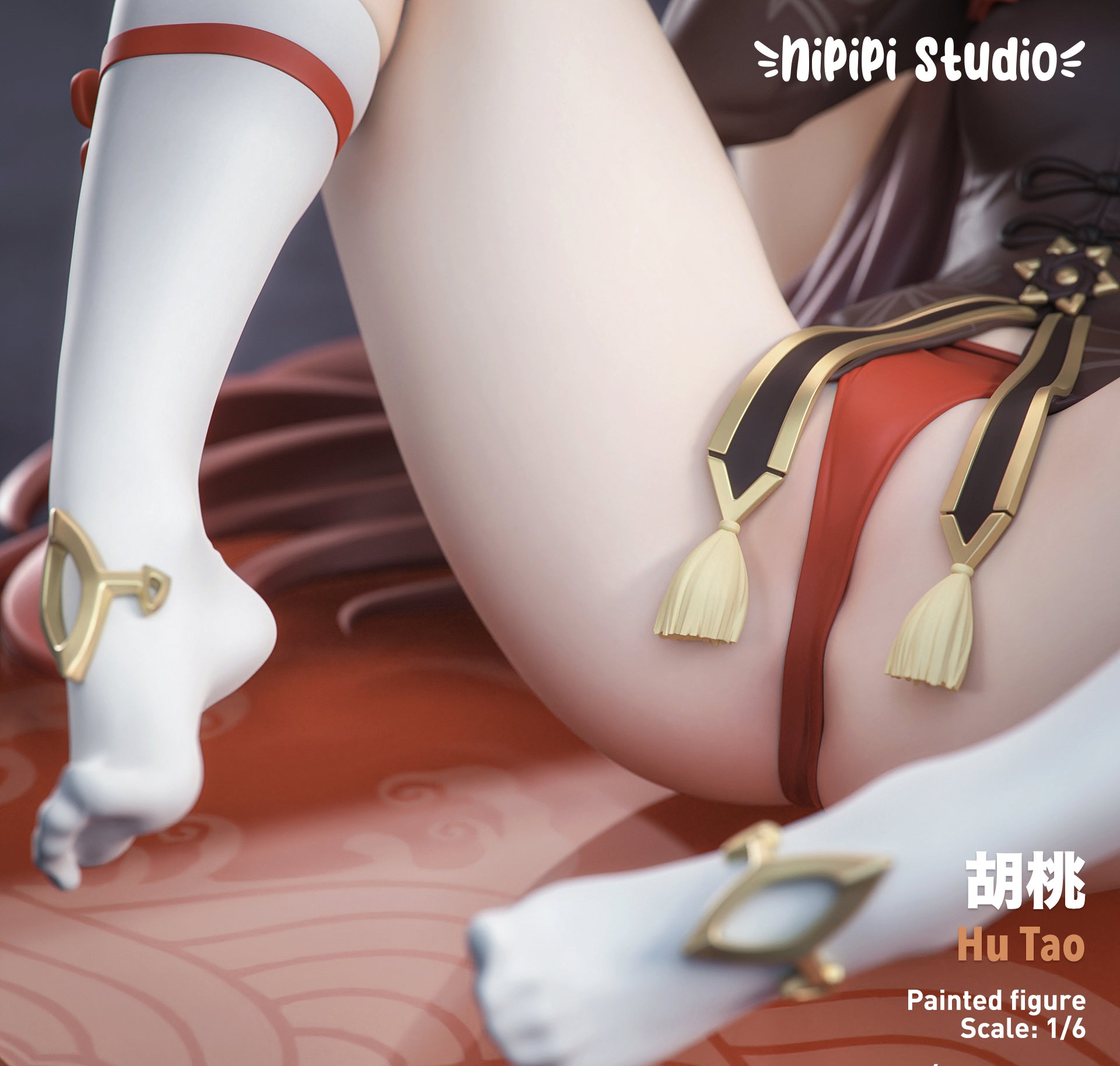 NiPiPi Studio Genshin Impact Hu Tao Cosplay Costume - Premium Quality Anime Outfit for Halloween, Cosplay Events & Themed Parties