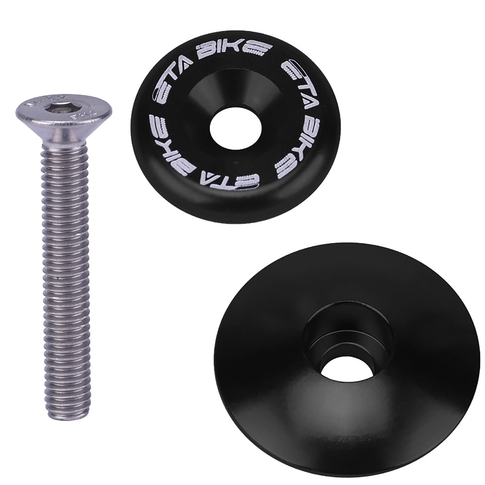 Aluminum Alloy Bicycle Headset Top Cap for 28.6mm Steerer Fork - Durable MTB & Road Bike Accessory - Perfect for Mountain Biking, Road Cycling & Bike Maintenance