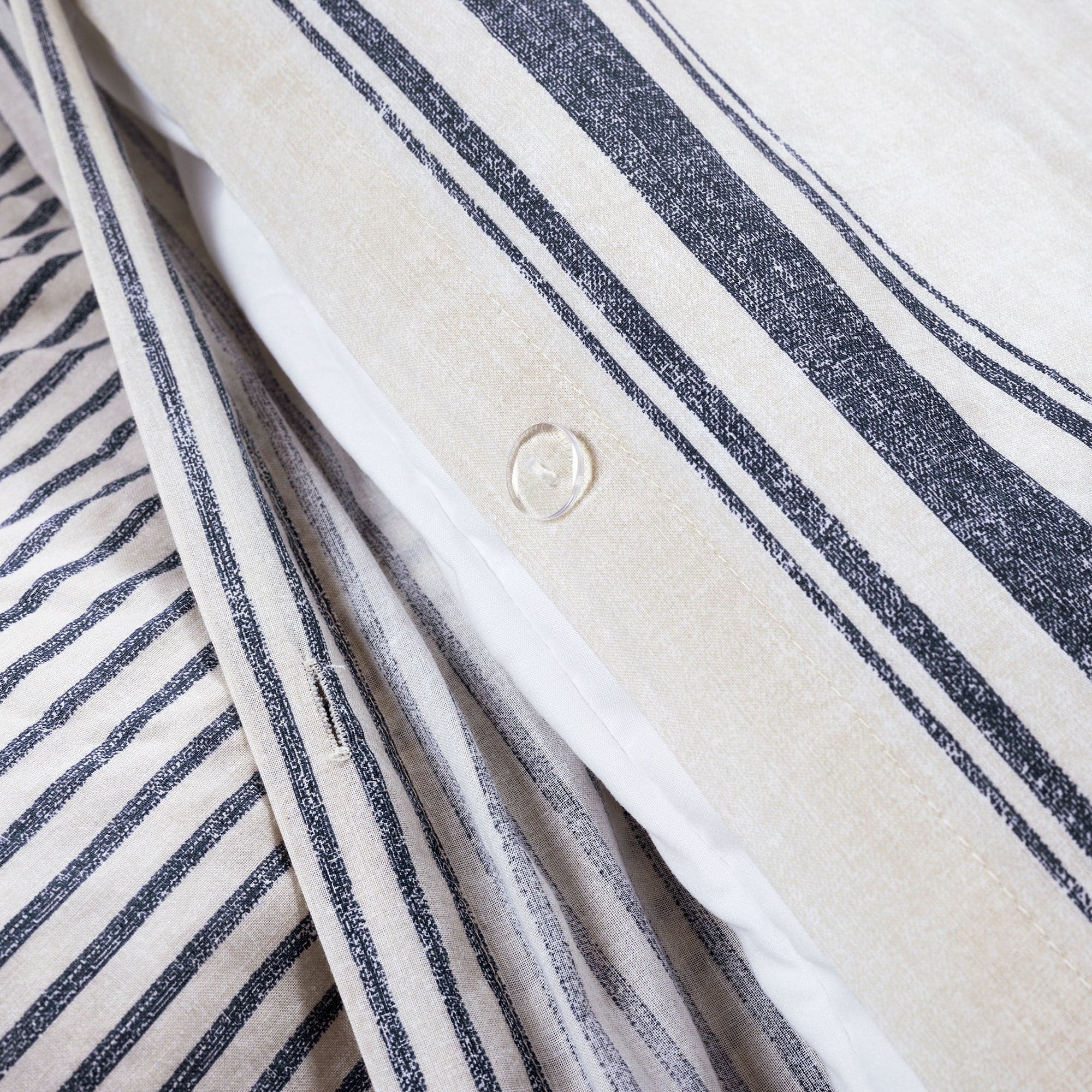 Farmhouse Stripe 100% Cotton Duvet Cover Set - Soft Breathable Bedding for Cozy Bedroom Decor - Perfect for Master Bedroom, Guest Room & Airbnb Stays