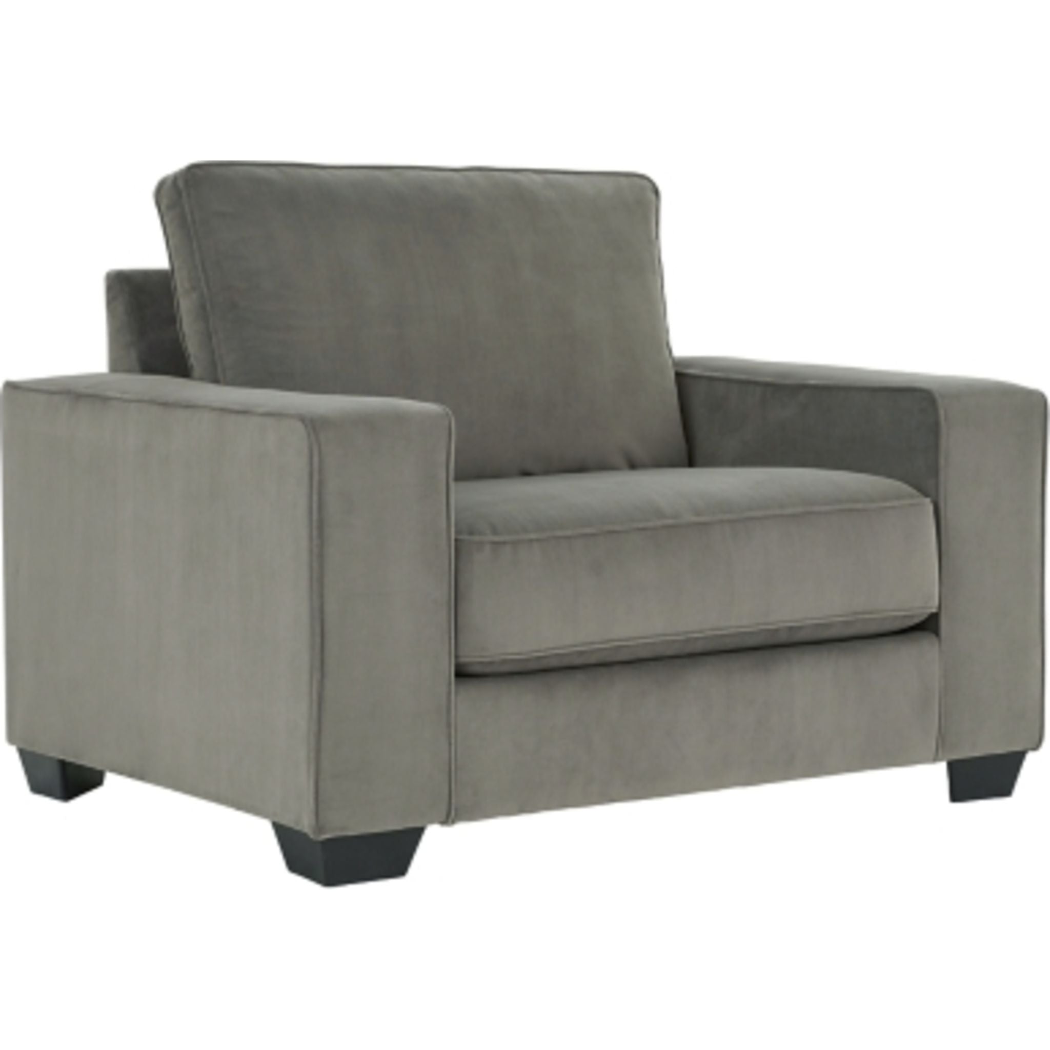Angleton Chair and a Half in Sandstone - Oversized Comfortable Accent Chair for Living Room, Bedroom, or Office