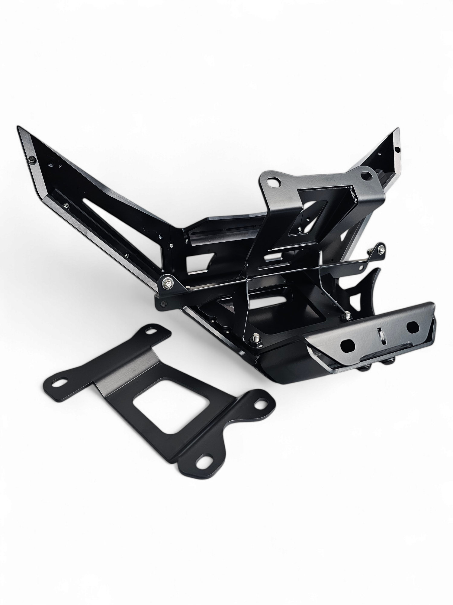 Can Am X3 Maverick Front Winch Bumper (2017-Present) - Black Anodized Billet Aluminum FWB210035 | Off-Road & Trail Riding Accessory