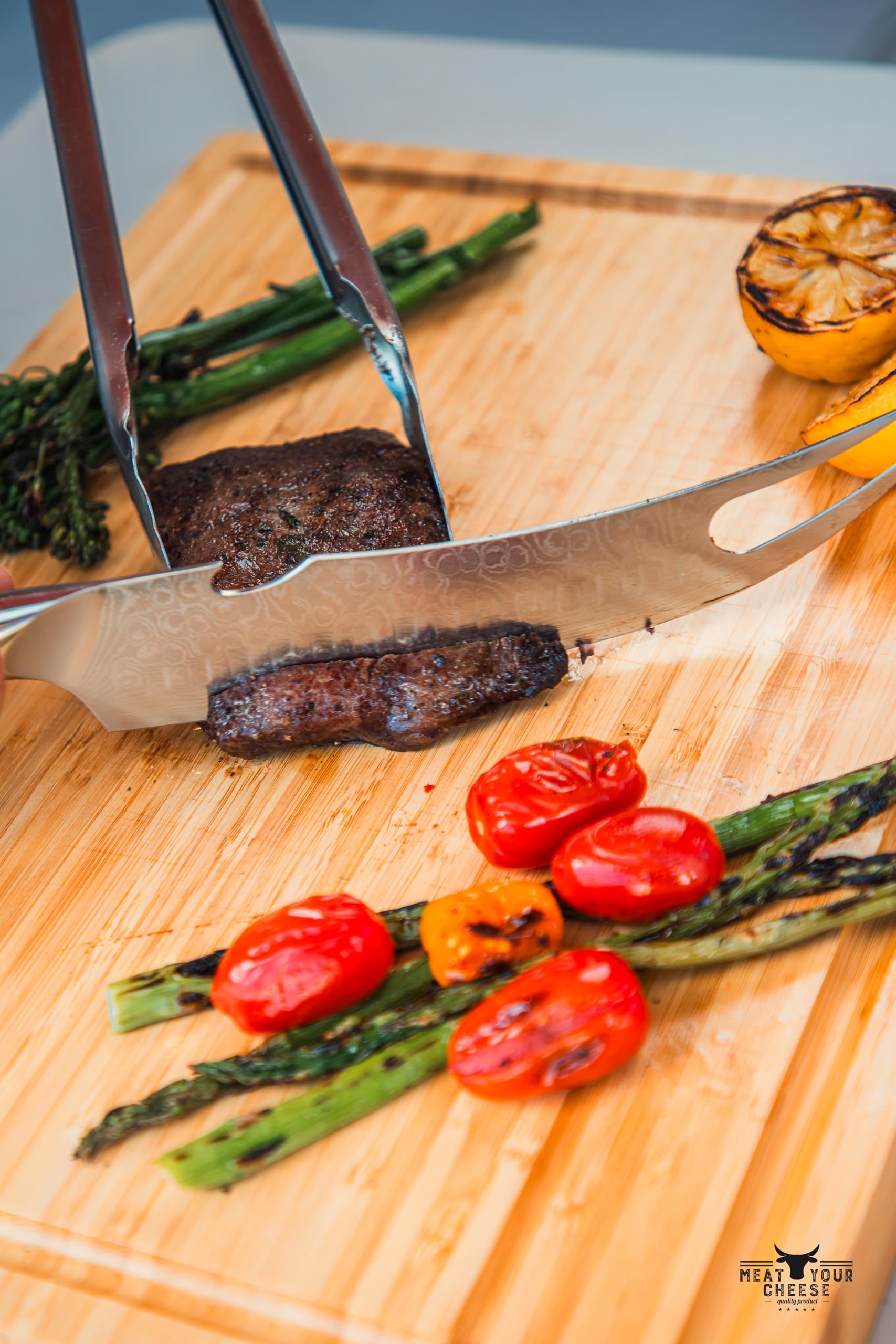 Premium Australian Wagyu Flat Iron Steak 8oz x 2 Packs - Grass Fed, Grain Finished, No Added Hormones | High Quality Tender Beef for Grilling, BBQ & Fine Dining