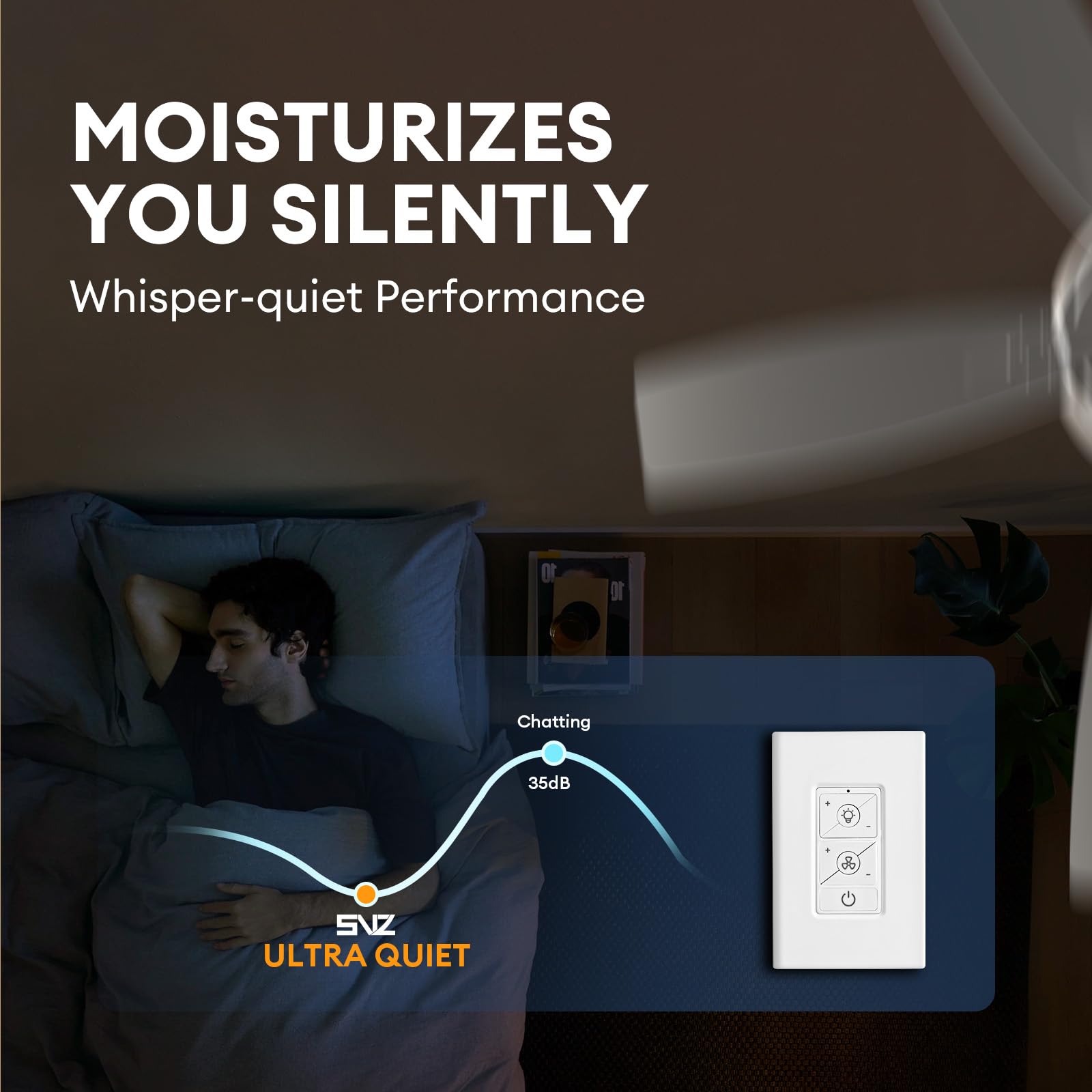 42 Inch Modern Nickel Ceiling Fan with Lights - Remote & APP Control, Quiet Reversible DC Motor, 3 CCT Dimmable LED - Perfect for Bedroom, Living Room, Patio, Indoor & Outdoor Use