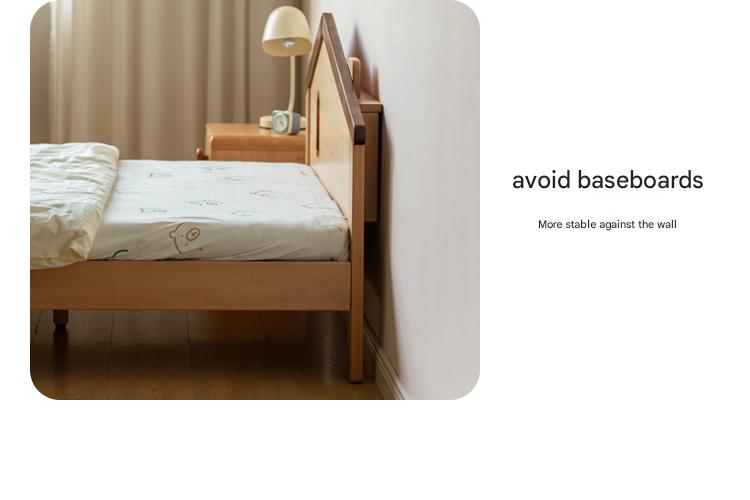 Kids Wooden Bed with Night Light - Beech & Poplar Little House Design with 15-Minute Auto Light Off - Perfect for Bedrooms, Playrooms & Cozy Sleep Spaces