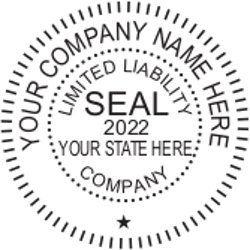 LLC Seal Stamp - 1-5/8
