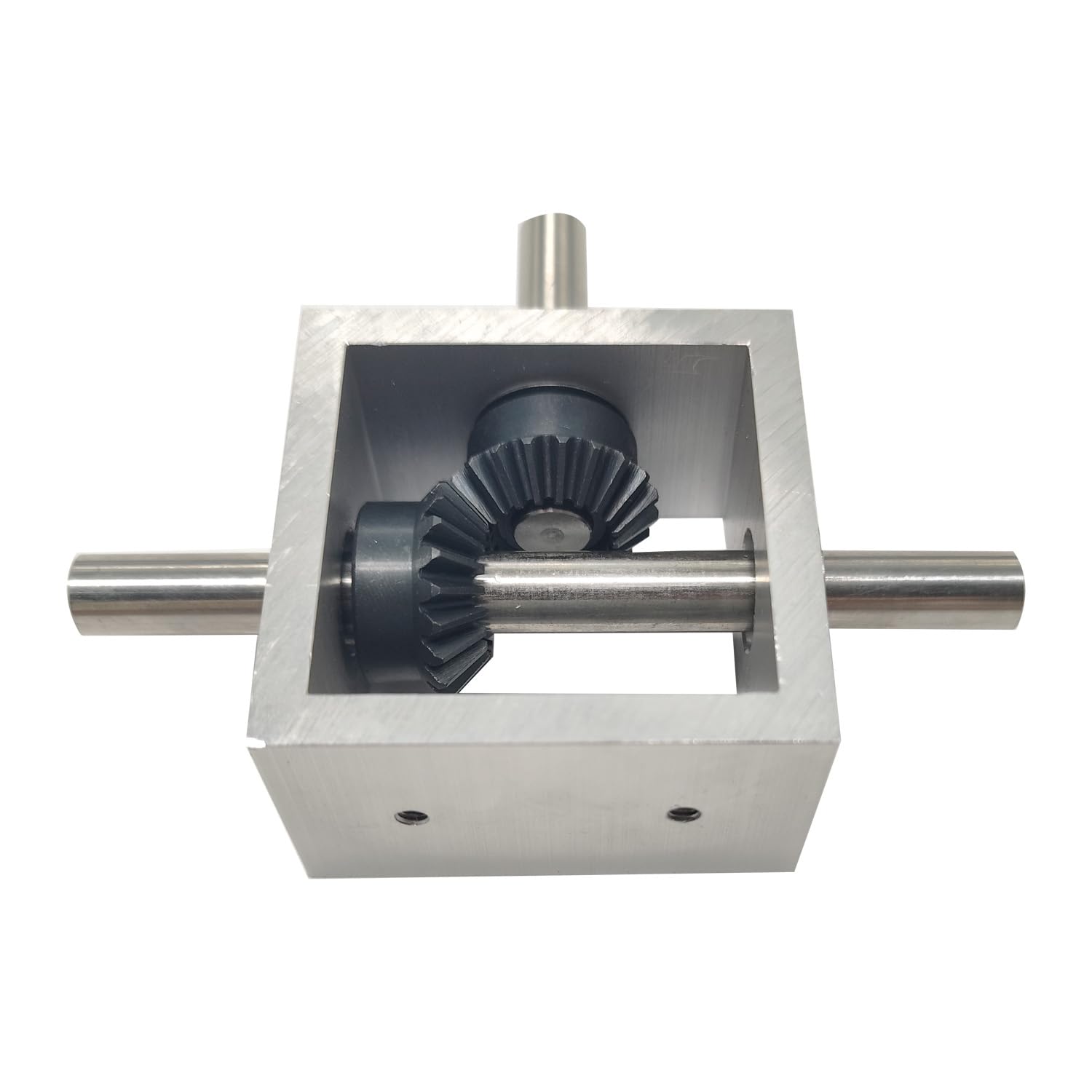1:1 Right Angle Bevel Gearbox - 1.5 Module 20 Teeth 90° Angle Drive Steering Gear with 10mm Shaft - Perfect for DIY Robotics, RC Cars, and Mechanical Projects