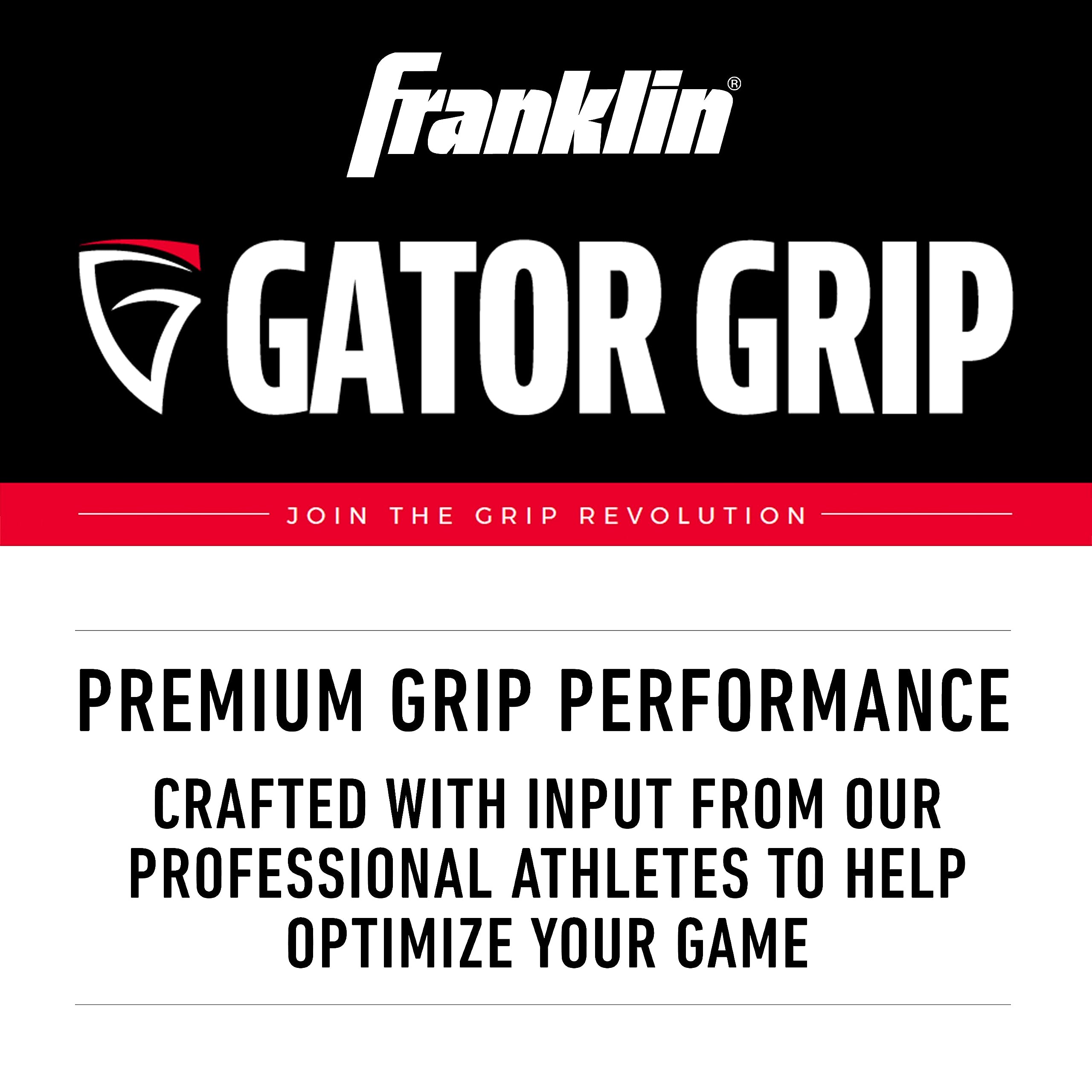 Franklin Sports Gator Grip - Non-Slip Baseball Bat Grip Tape for Better Control - Perfect for Baseball, Softball & Training Practice