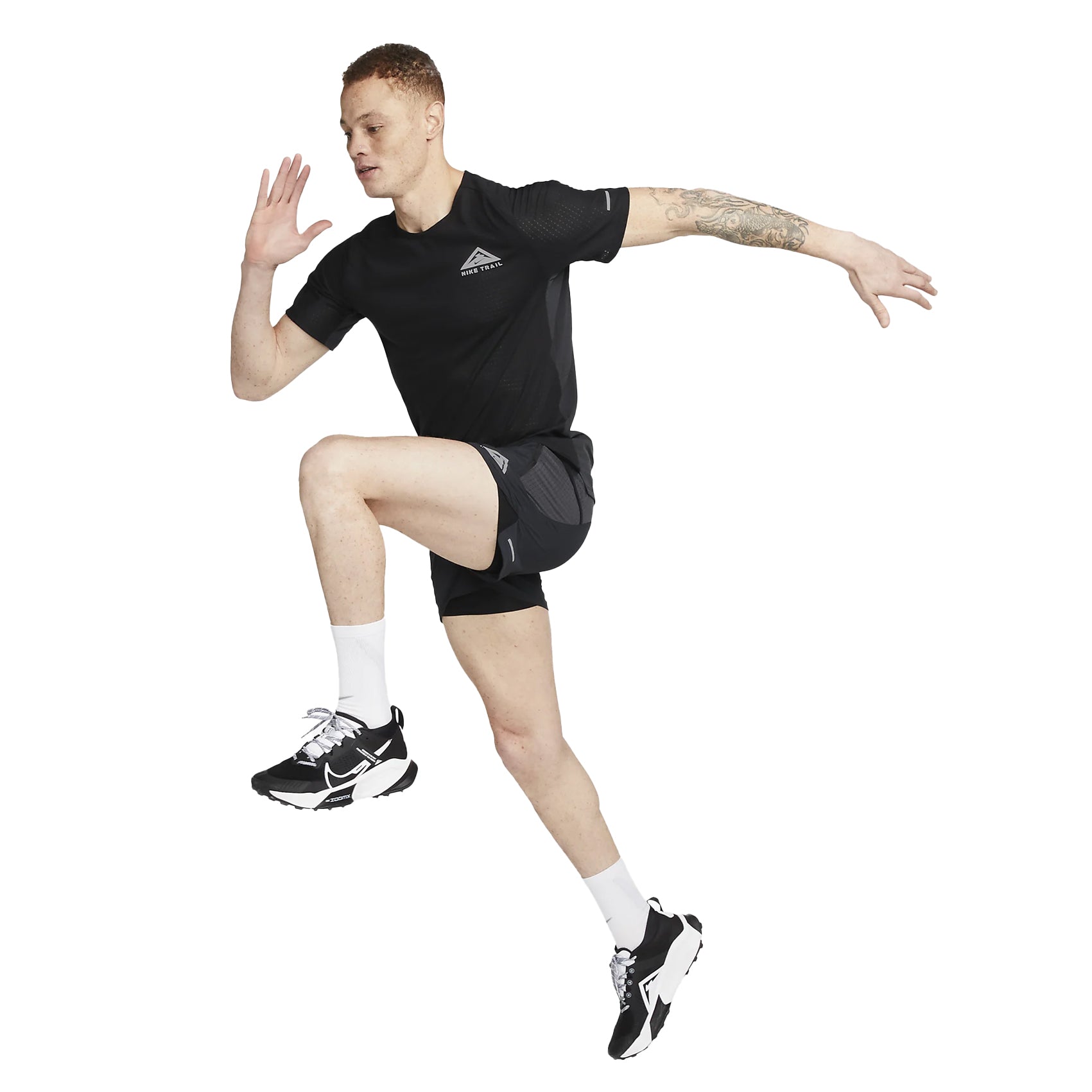 Men's Nike Dri-FIT Trail Solar Chase Running Shirt - Moisture-Wicking Performance Tee for Trail Running & Outdoor Workouts