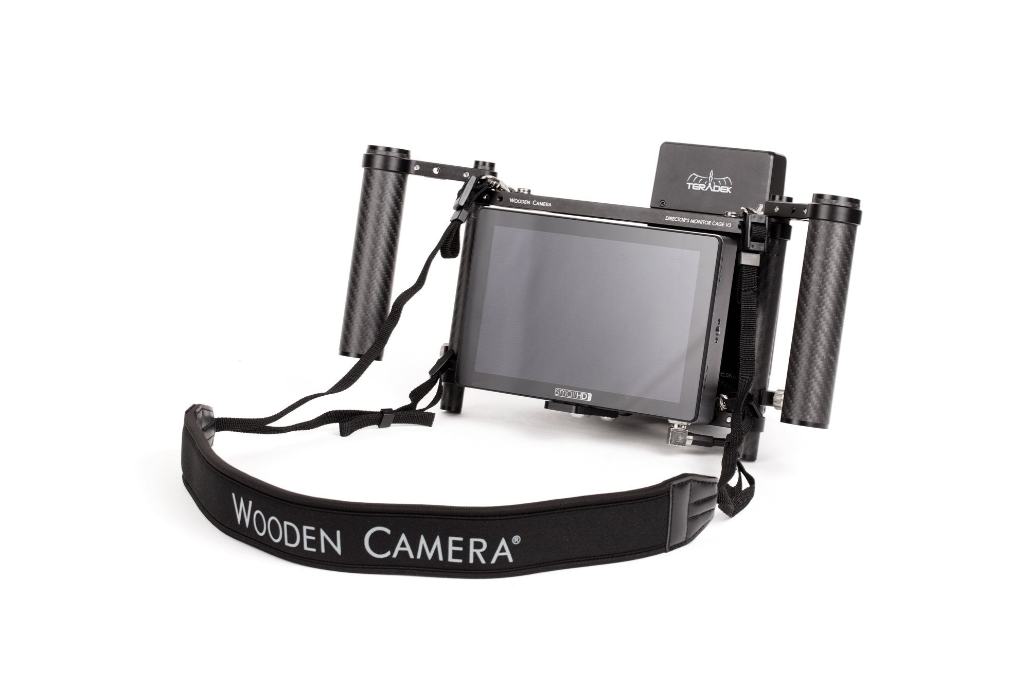 Director's Monitor Cage v3 - Professional Camera Accessory for DSLR & Mirrorless Cameras - Perfect for Filmmaking, Vlogging & Photography