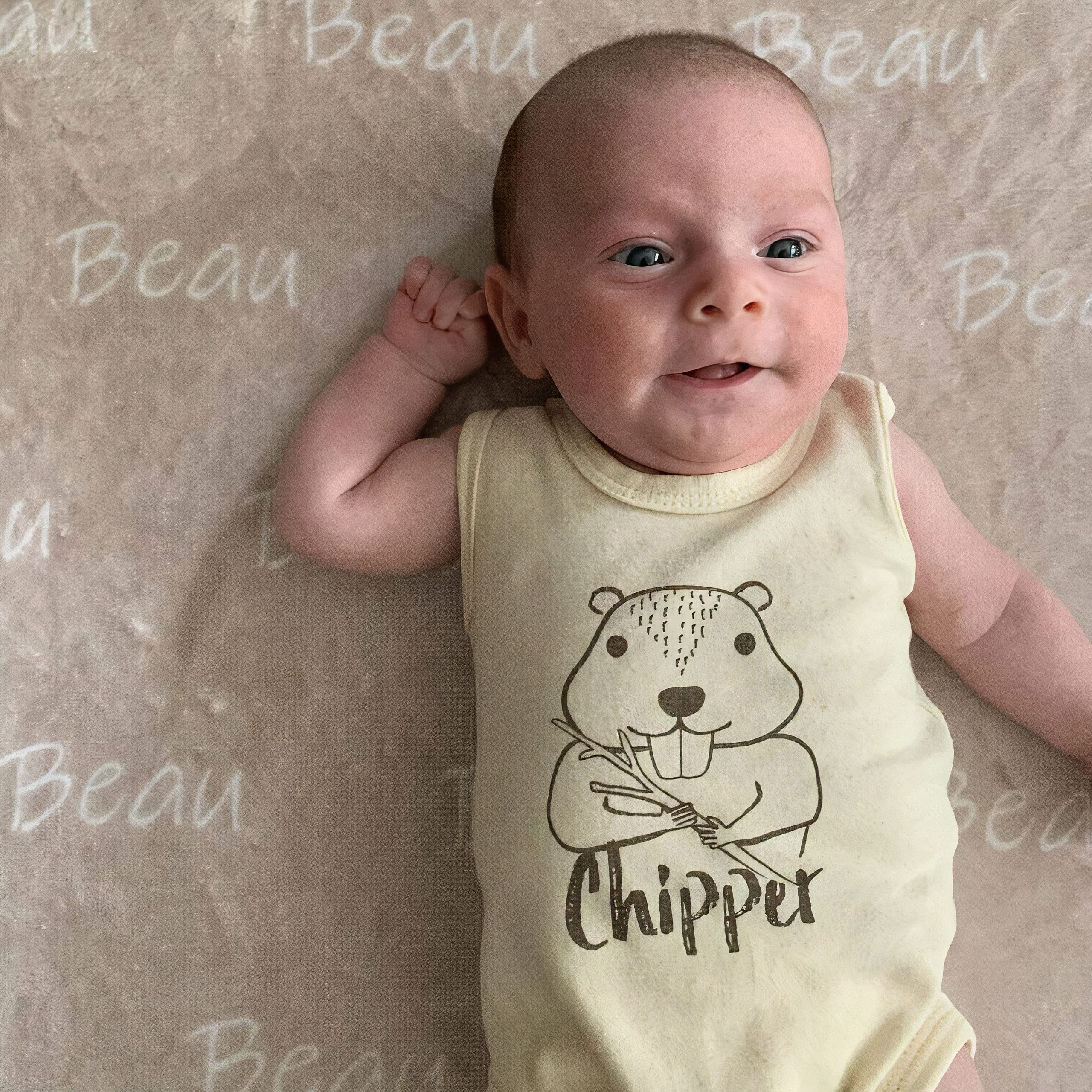 Personalized Baby Blanket with Name - Custom Embroidered Newborn Blanket for Boys & Girls - Soft & Cozy Baby Shower Gift for Birthdays, Christenings & Father's Day - Perfect Nursery Essential for Infants & Toddlers
