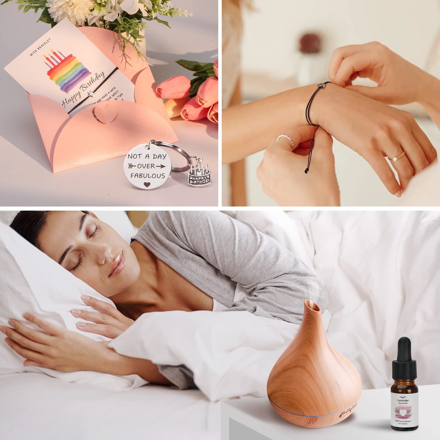 Luxury Lavender Spa Gift Set for Women - Birthday Self Care Package with Bath Essentials, Relaxing Aromatherapy Gifts for Her, Best Friend, Sister, Mom | Perfect for Home Spa Nights, Stress Relief & Pampering Gifts