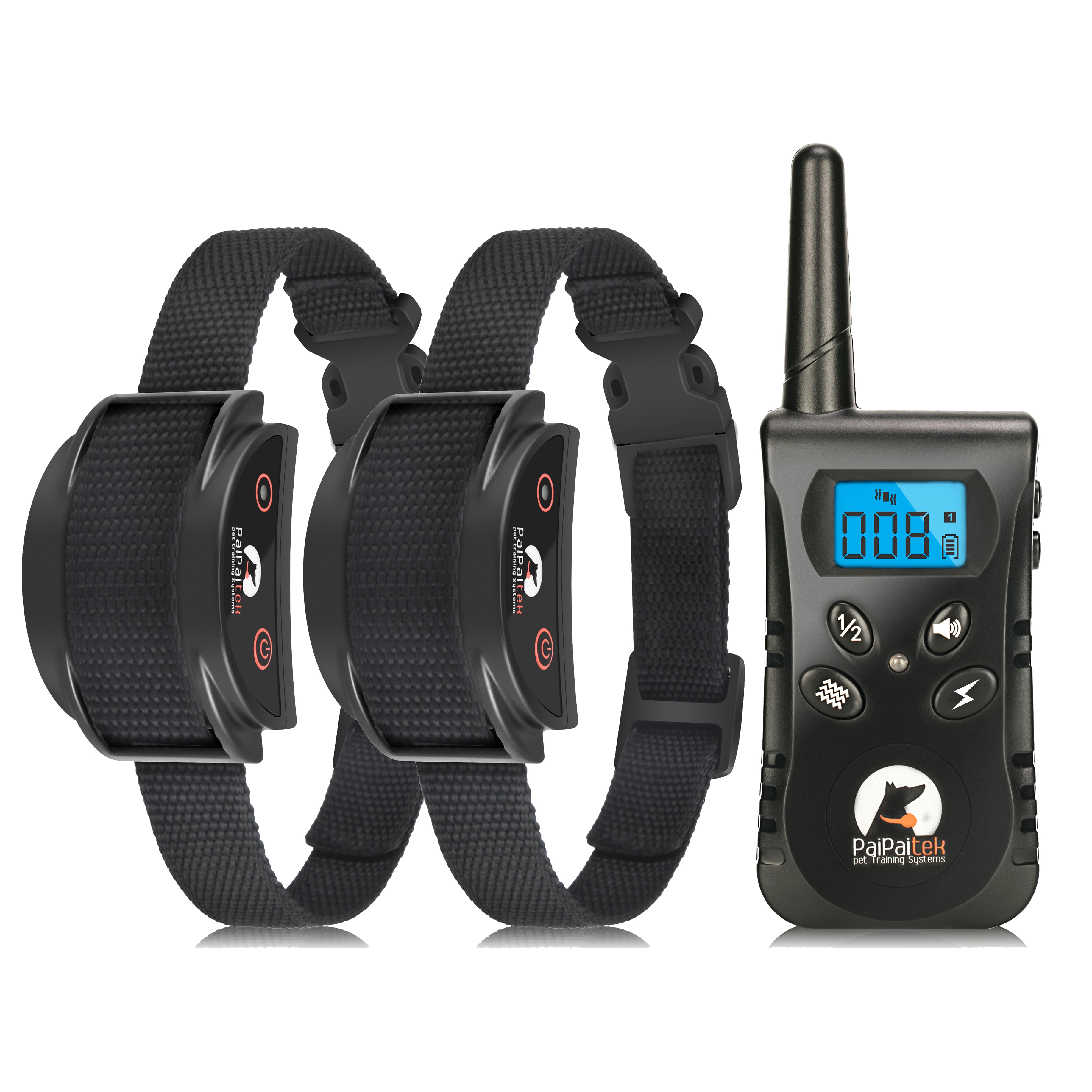 PD 520S Remote Dog Training Collar with Shock, Vibration & Beep - 1000ft Range, Waterproof, Rechargeable - Perfect for Obedience Training, Behavior Correction & Outdoor Adventures