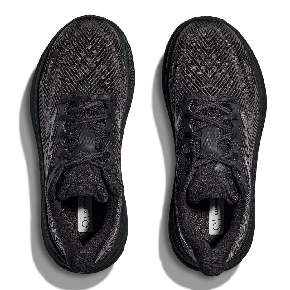 Hoka Women's Clifton 9 Wide Running Shoes - Lightweight Cushioned Sneakers for Road Running, Jogging & Walking - Comfortable Athletic Shoes for Women with Arch Support