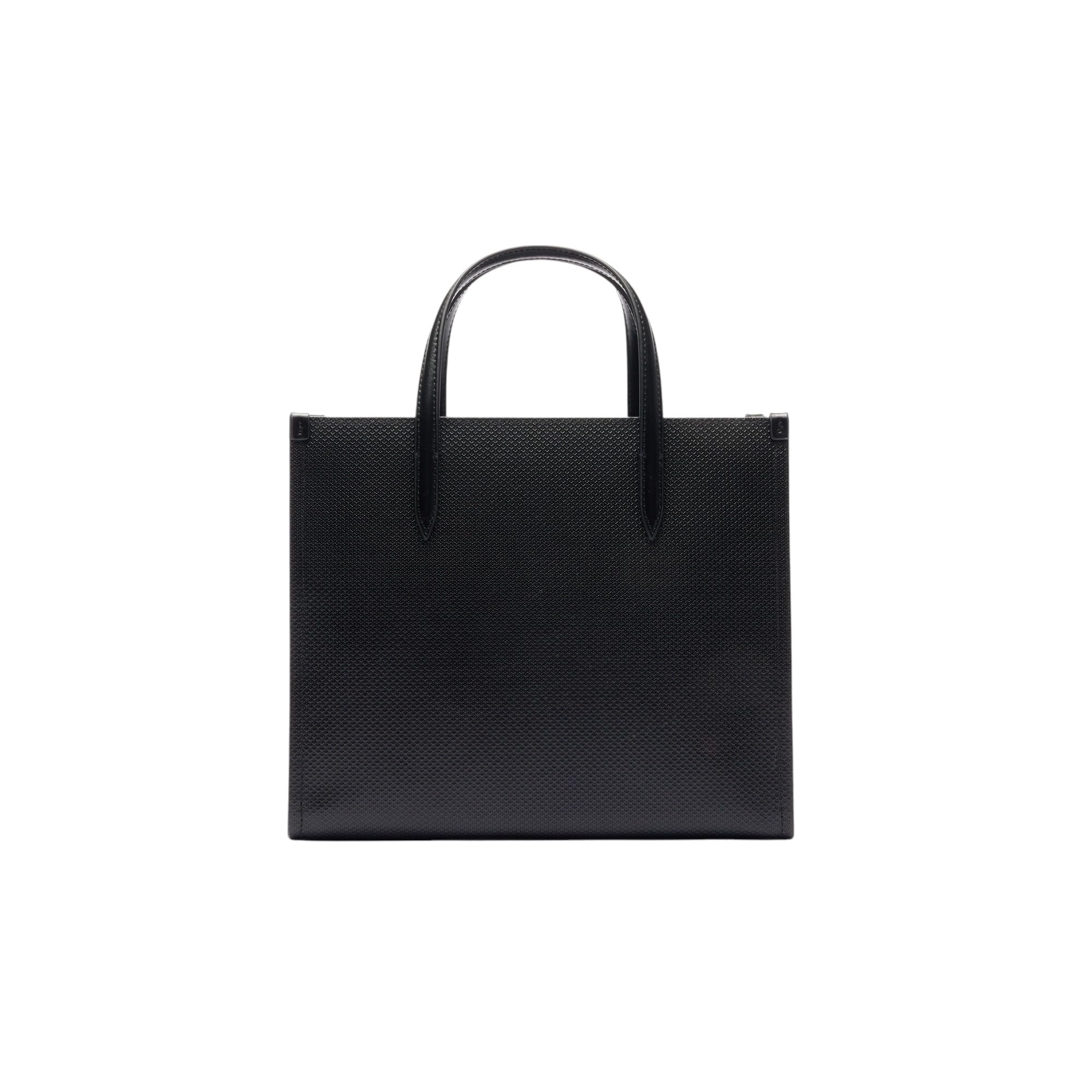 Lacoste Chantaco Small Leather Tote Bag for Women | Premium Genuine Leather Handbag | Perfect for Work, Travel & Everyday Use