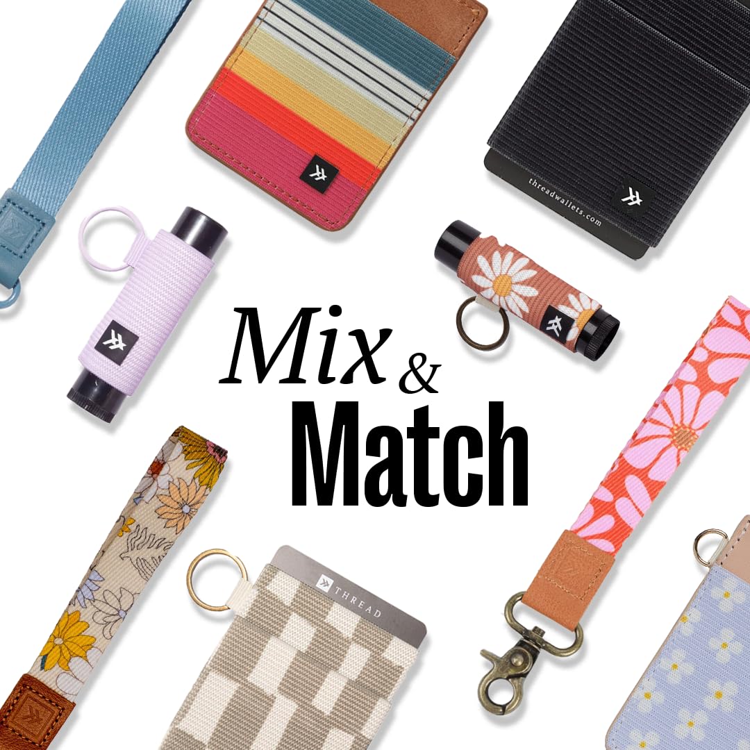 Elastic Lip Balm Holder Keychain - Thread Wallets for Women & Men, Portable Lip Gloss & Chapstick Organizer - Perfect for Gym, Travel, and Everyday Carry
