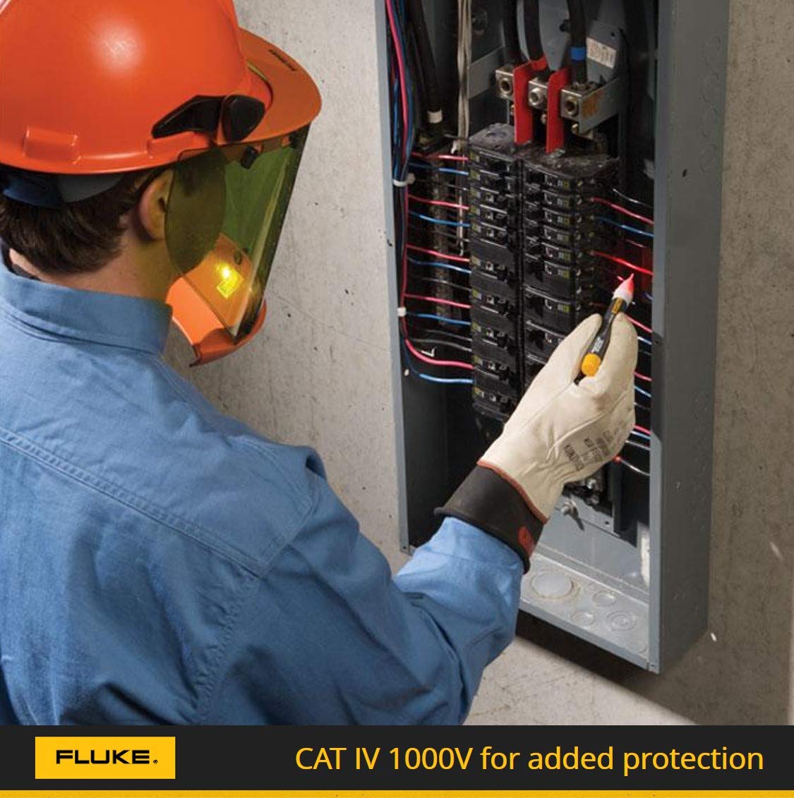 Klein Tools ET310 AC Circuit Breaker Finder with GFCI Outlet Tester & Fluke 1AC-A1-II Non-Contact Voltage Detector - Essential Electrical Testing Kit for Home Safety, DIY Repairs, and Professional Electricians