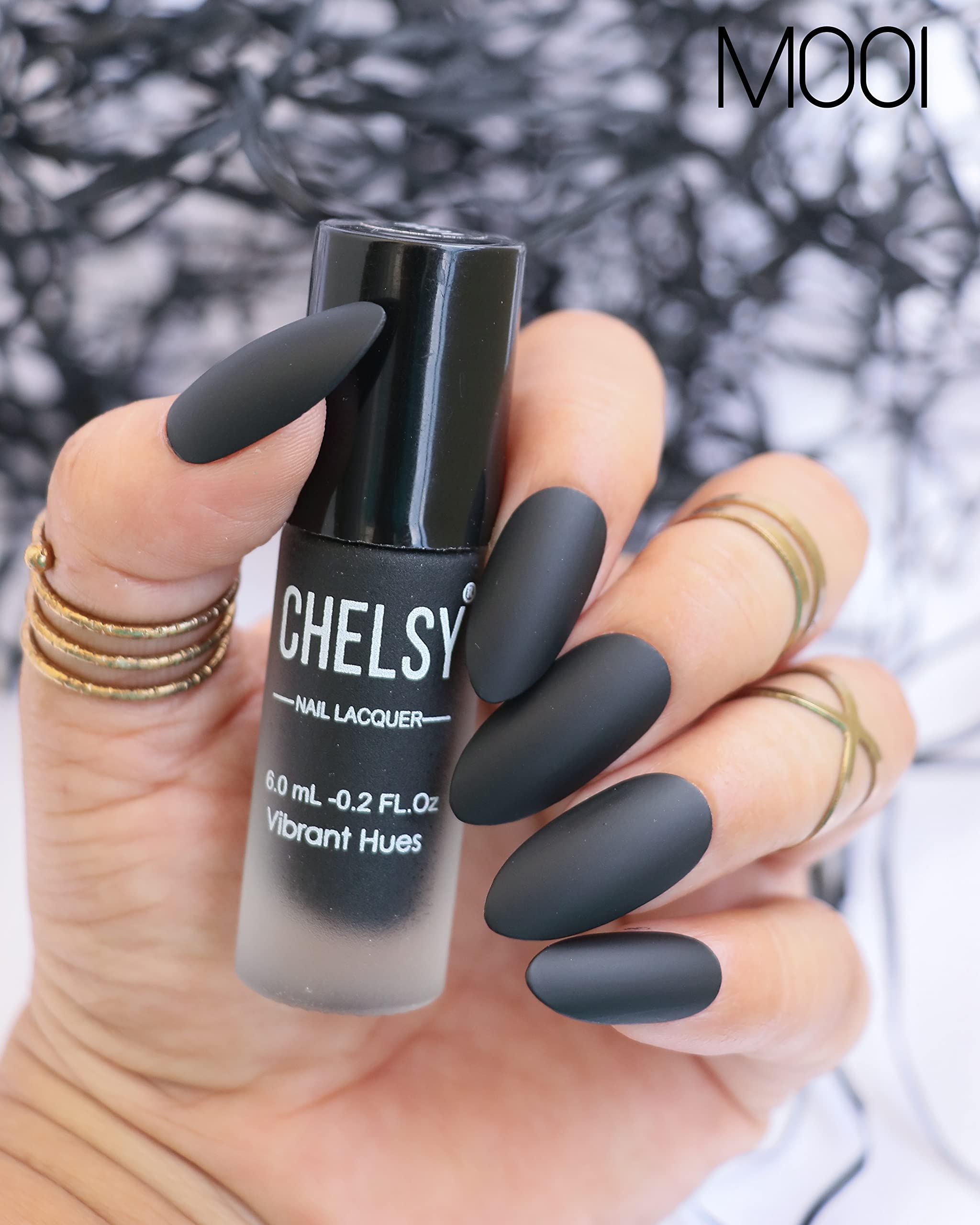 Chelsy Glossy & Matte Nail Polish Set - 6 Pack (6ml Each) | Long Lasting, Vegan & Cruelty Free Nail Colors for Manicure, Pedicure & Nail Art | Perfect for Parties, Weddings & Everyday Wear