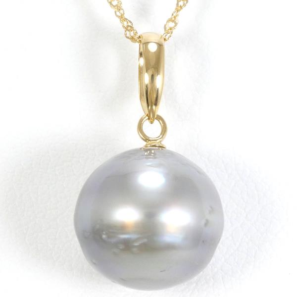 18K Yellow Gold Pearl Necklace for Women - Elegant Pearl Jewelry Gift for Brides, Anniversary & Special Occasions