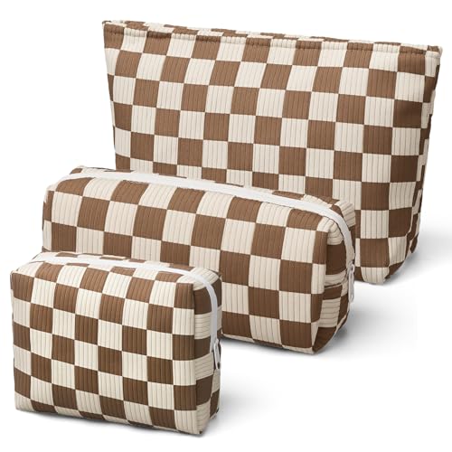 Checkered-Light Brown