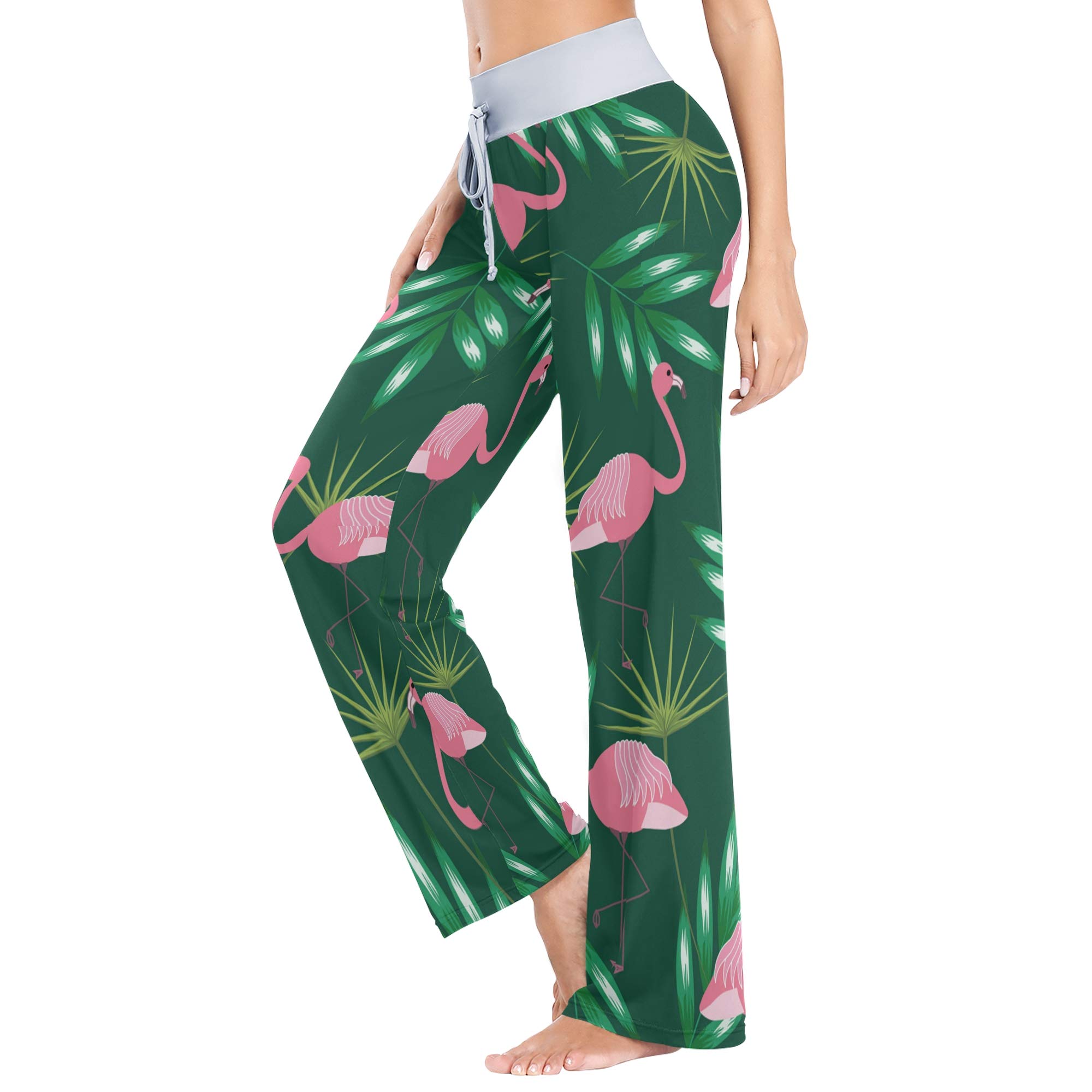 Women's High Waist Palazzo Pajama Pants - Soft Lounge Leggings with Drawstring for Comfort & Style | Perfect for Sleepwear, Yoga & Home Relaxation