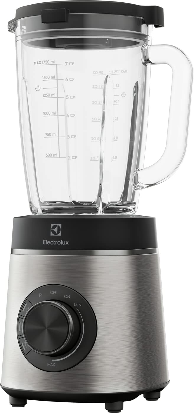 Electrolux High-Speed Blender with 1.75L Glass Jar & Travel Bottle - Perfect for Smoothies, Protein Shakes & Meal Prep - Ideal for Home Kitchens & Healthy Lifestyles