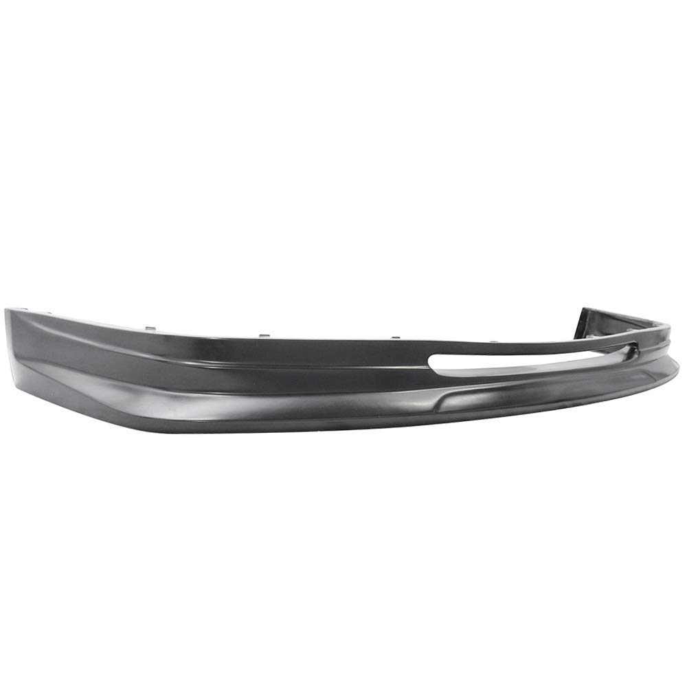 IKON MOTORSPORTS Front Bumper Lip Spoiler - Black PU Splitter Valance for 1999-2004 Volkswagen Golf MK4 (P1 Style) | Enhanced Protection & Aggressive Styling | Perfect for Car Enthusiasts & Street Racing Upgrades