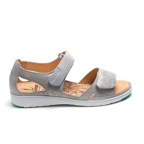 Ganter Gina Women's Grey Chic Sneakers - Comfortable Casual Shoes for Walking, Running & Everyday Wear