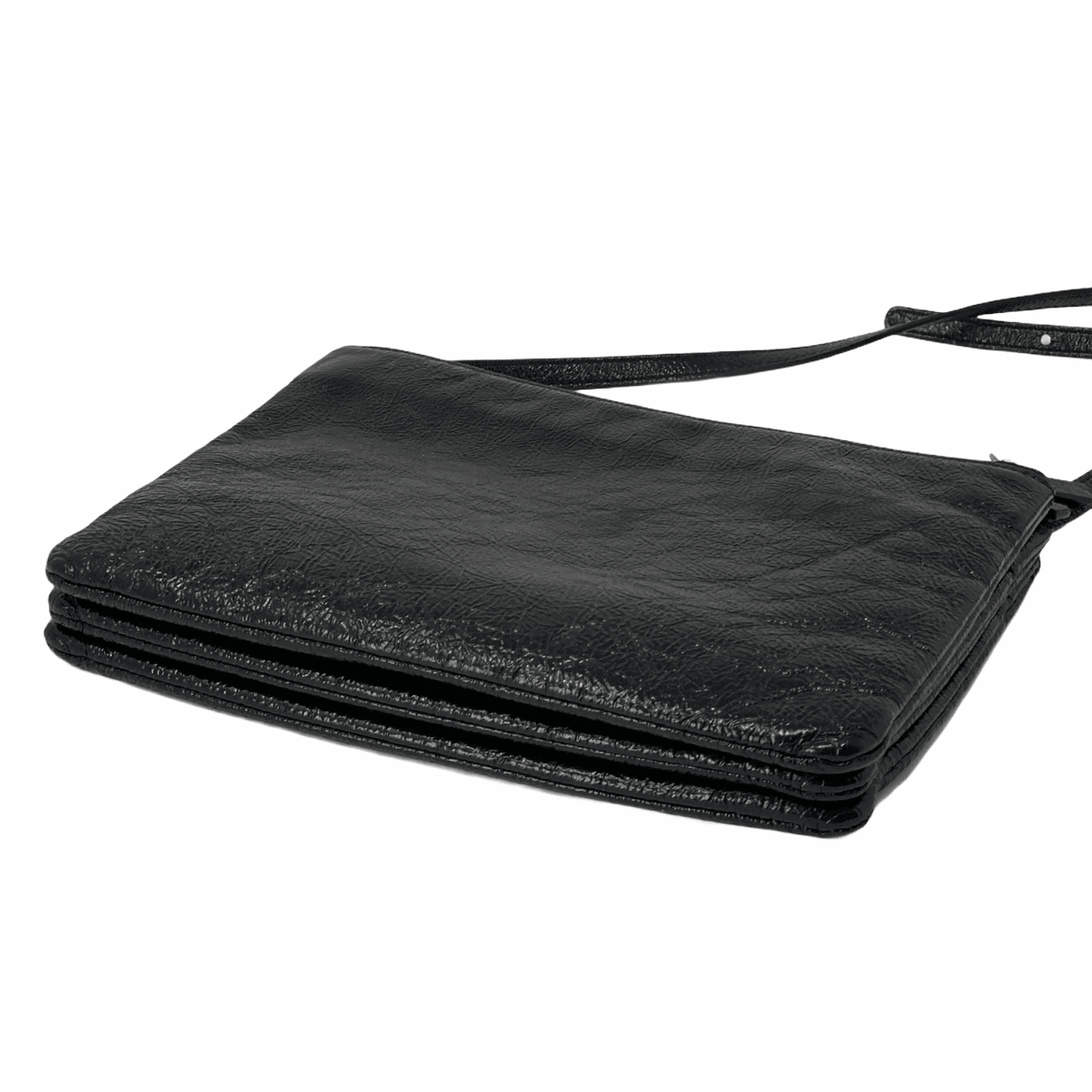 Celine Black Large Trio Crossbody Bag - Stylish Leather Shoulder Bag for Women, Perfect for Work, Travel & Everyday Use