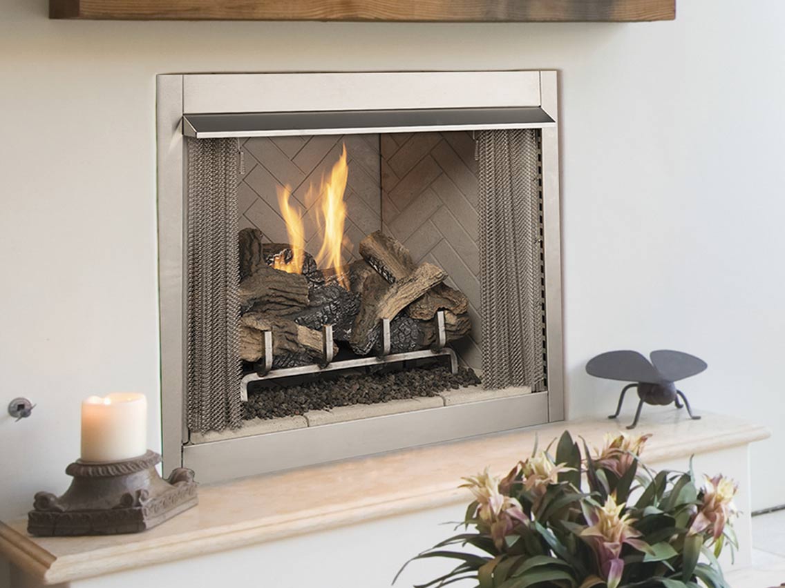 36 Inch Vent-Free Outdoor Gas Fireplace - VRE3236 | High Efficiency, Durable & Weatherproof for Patio, Deck & Backyard Gatherings