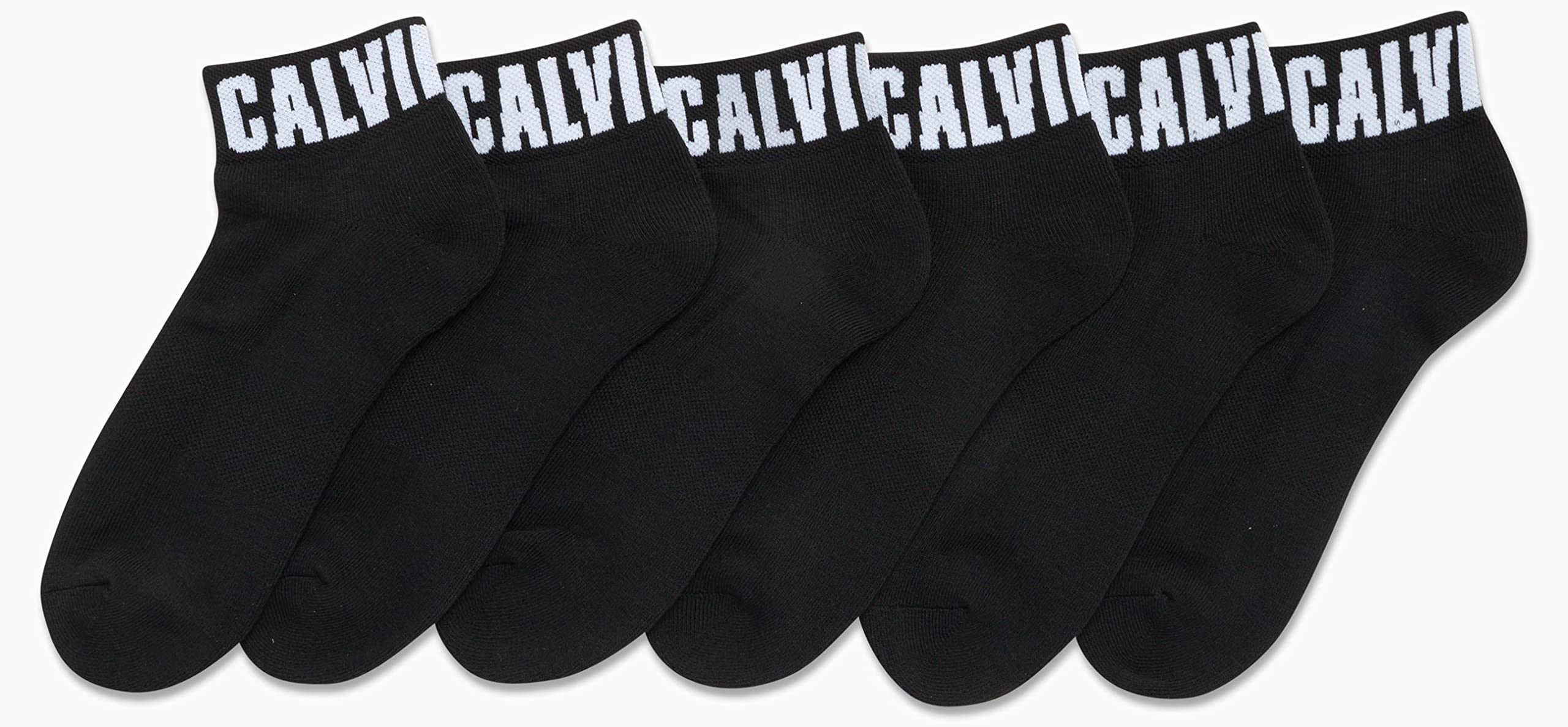Calvin Klein Men's Athletic Cushioned Quarter Cut Ankle Socks - 12 Pack | Breathable Moisture-Wicking Workout Socks for Running, Gym & Sports | Comfortable Casual Socks for Daily Wear