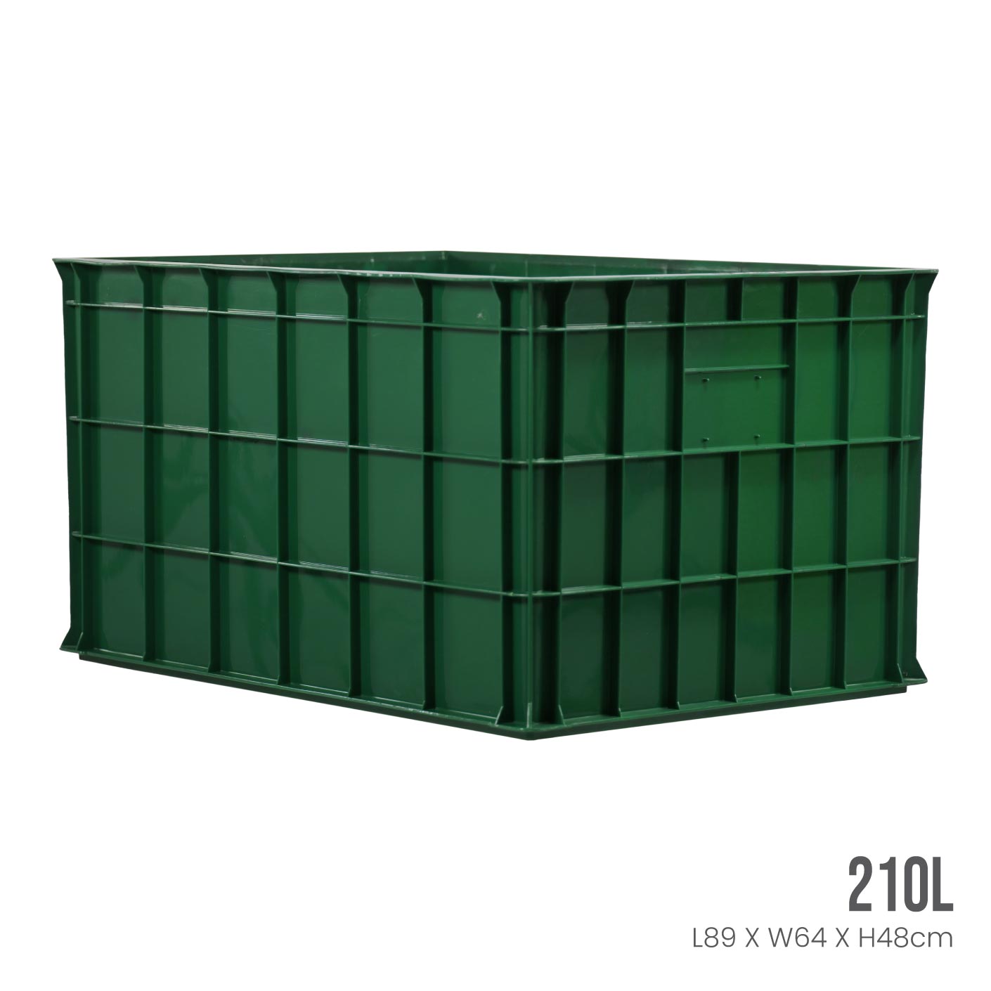 Heavy Duty Industrial Storage Box (ID4909) - Durable Plastic Utility Container for Warehouse, Garage & Workshop Organization