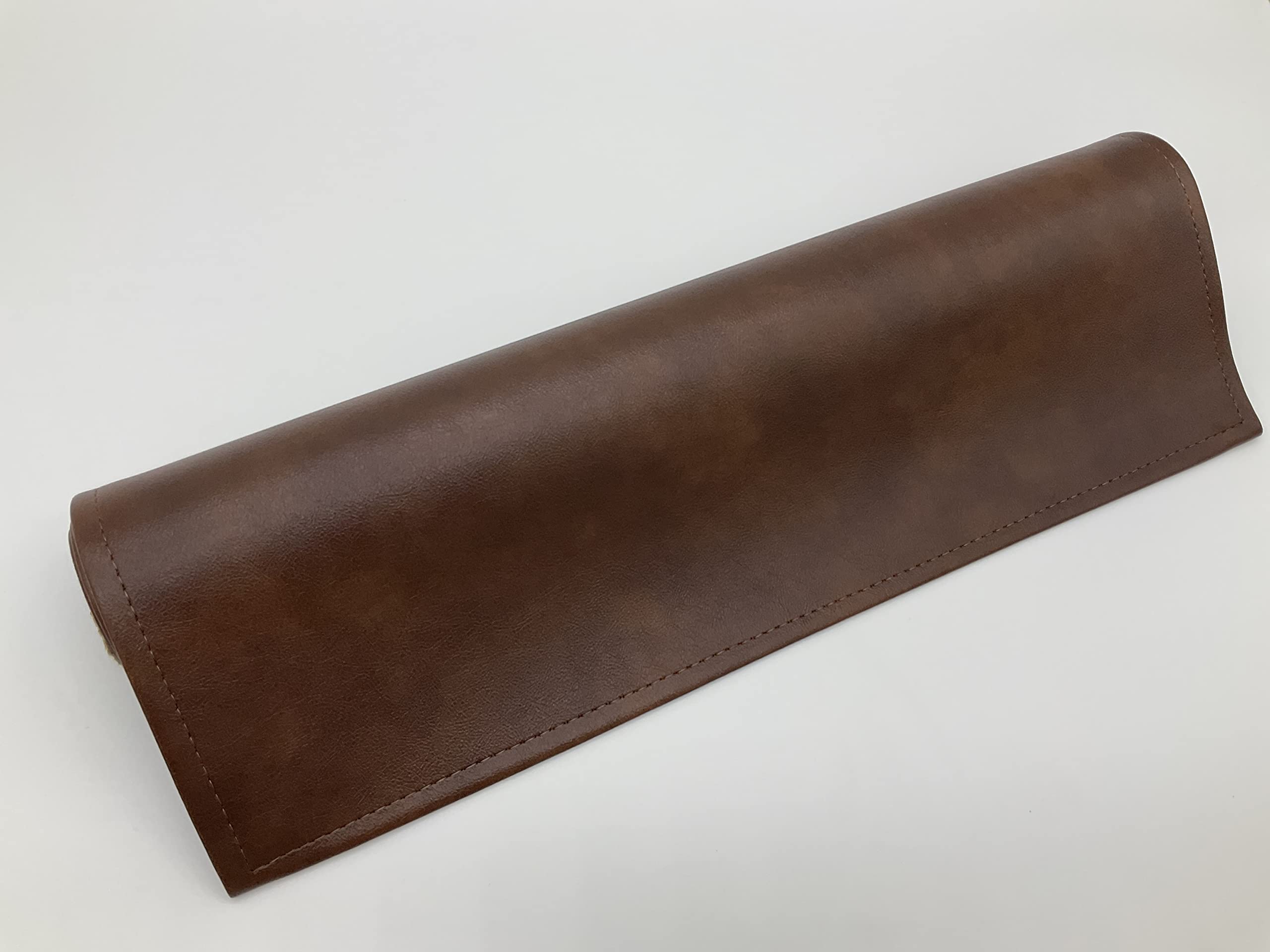 Premium Vinyl Headrest Cover for Recliners - Tear & Fade Resistant Furniture Protector Slipcover - Fits Sofas, Loveseats, Theater Chairs, Office Chairs & RV Seats (Brown) - Perfect for Home, Office & Travel Protection