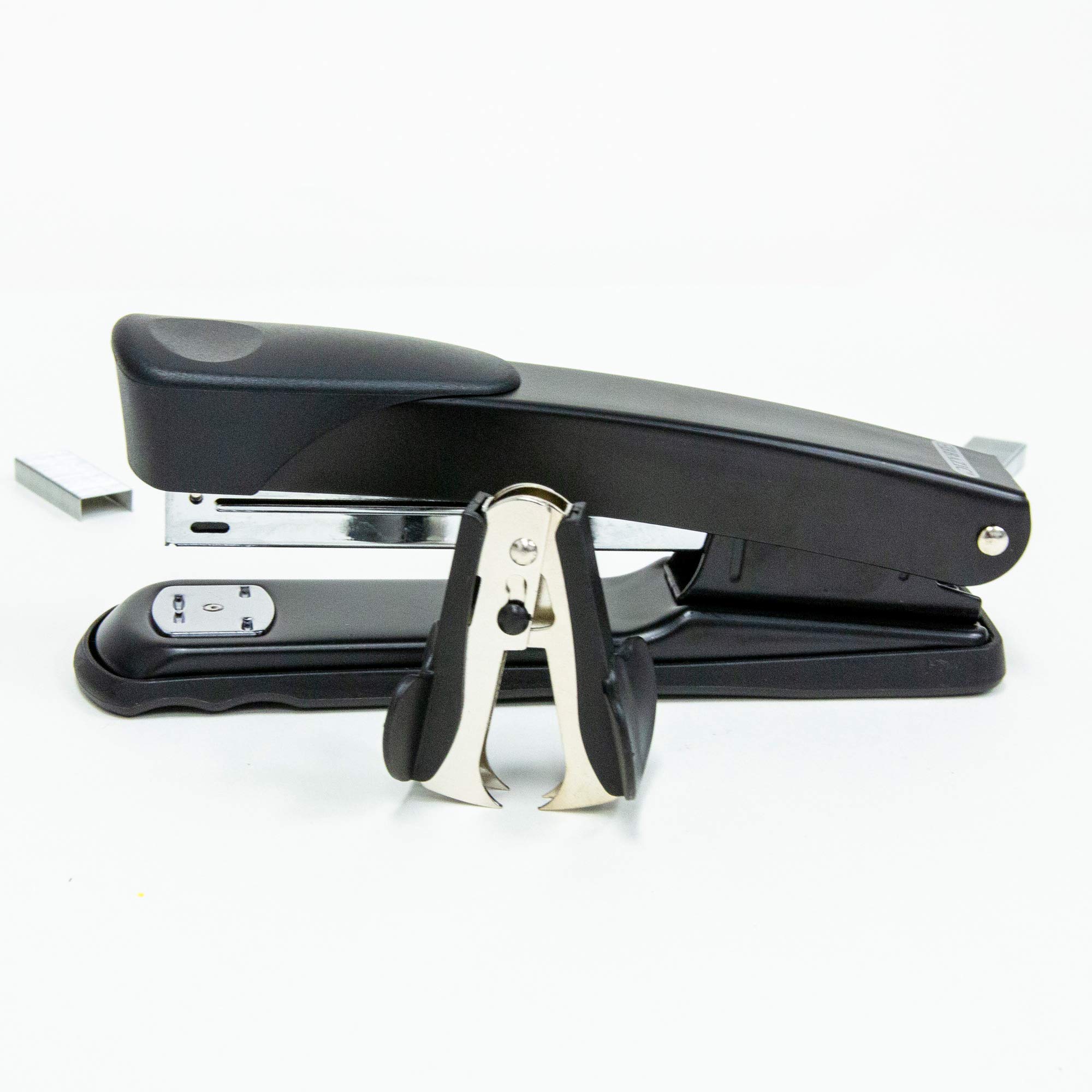 BAZIC Heavy Duty Metal Desktop Stapler with Staple Remover & 1250 Staples (26/6), 12-Pack - Standard Office Stapler with Safety Lock for Paper, Documents, School & Office Supplies