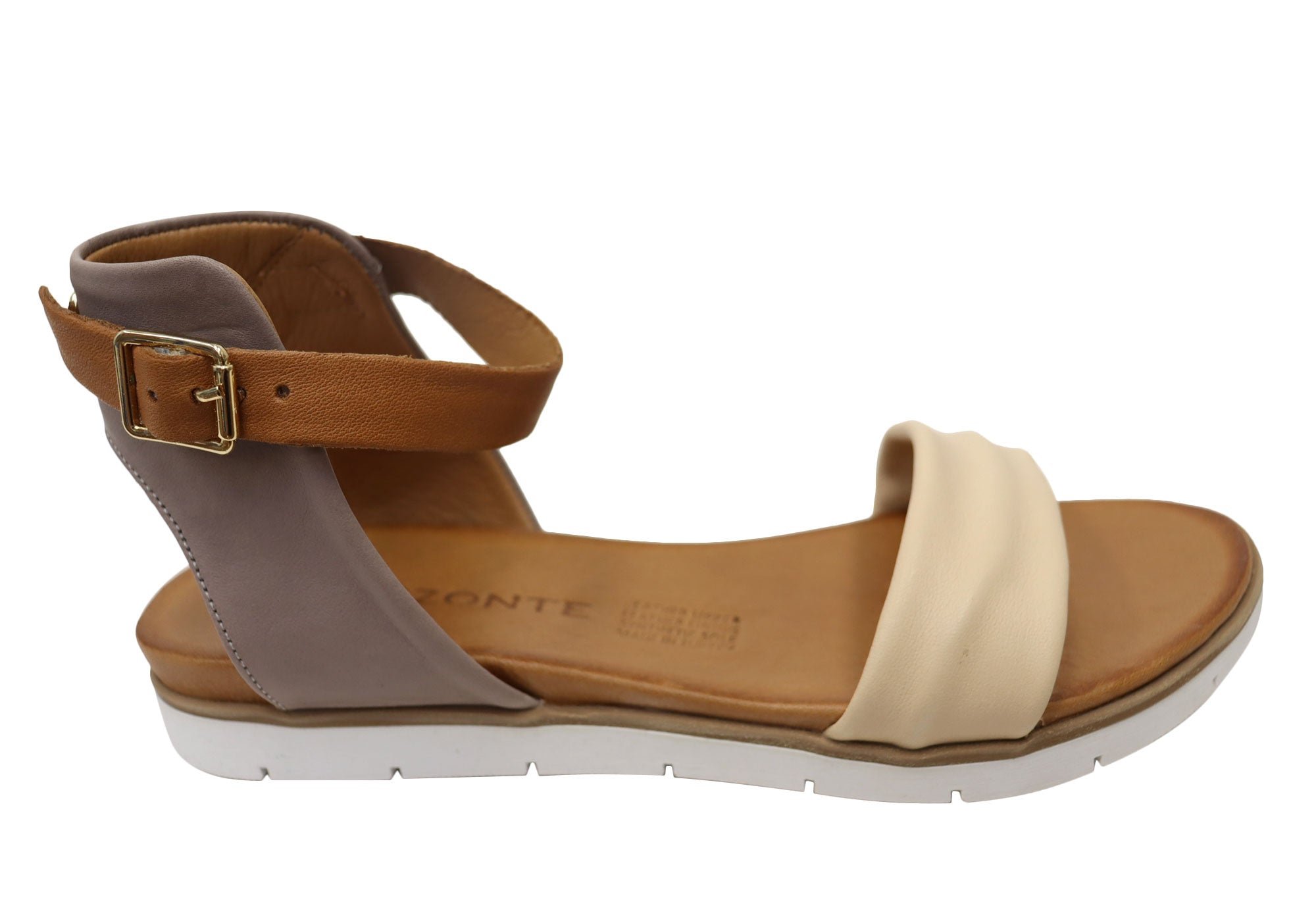 Orizonte Ramos Women's Comfortable European Leather Sandals - Stylish & Breathable Summer Sandals for Walking, Travel & Beach Vacations