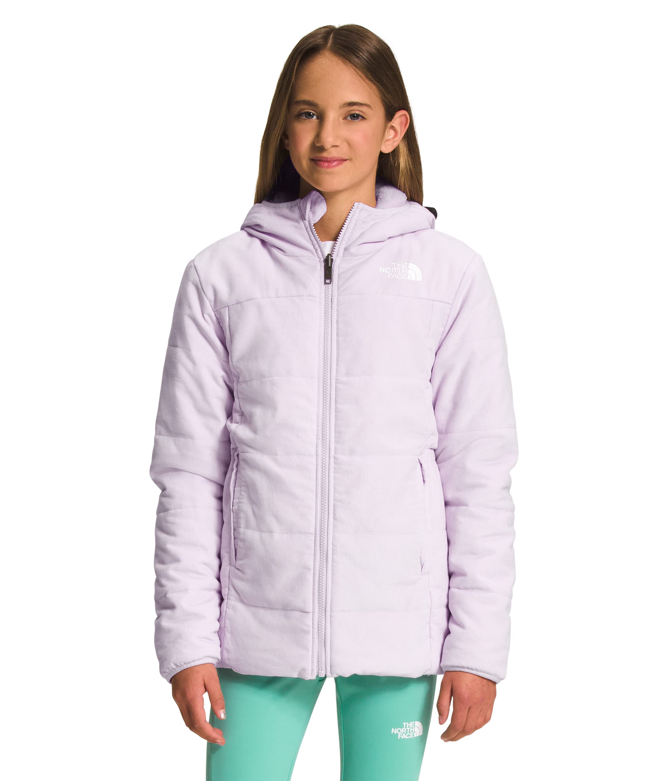 The North Face Reversible Mossbud Swirl Parka for Girls - Waterproof Winter Jacket for Outdoor Activities & School