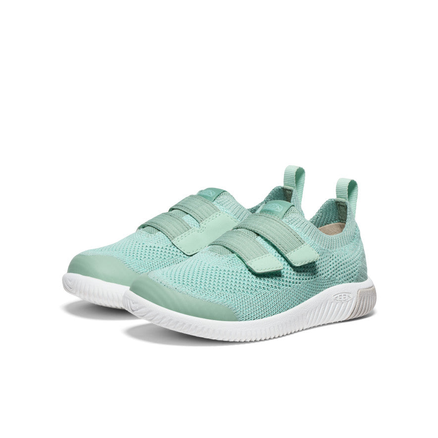 KNX Knit Double Strap Toddler Sandals for Boys & Girls - Breathable Comfort Shoes for Playground, Beach & Summer Outings - Granite Green/Lichen Color