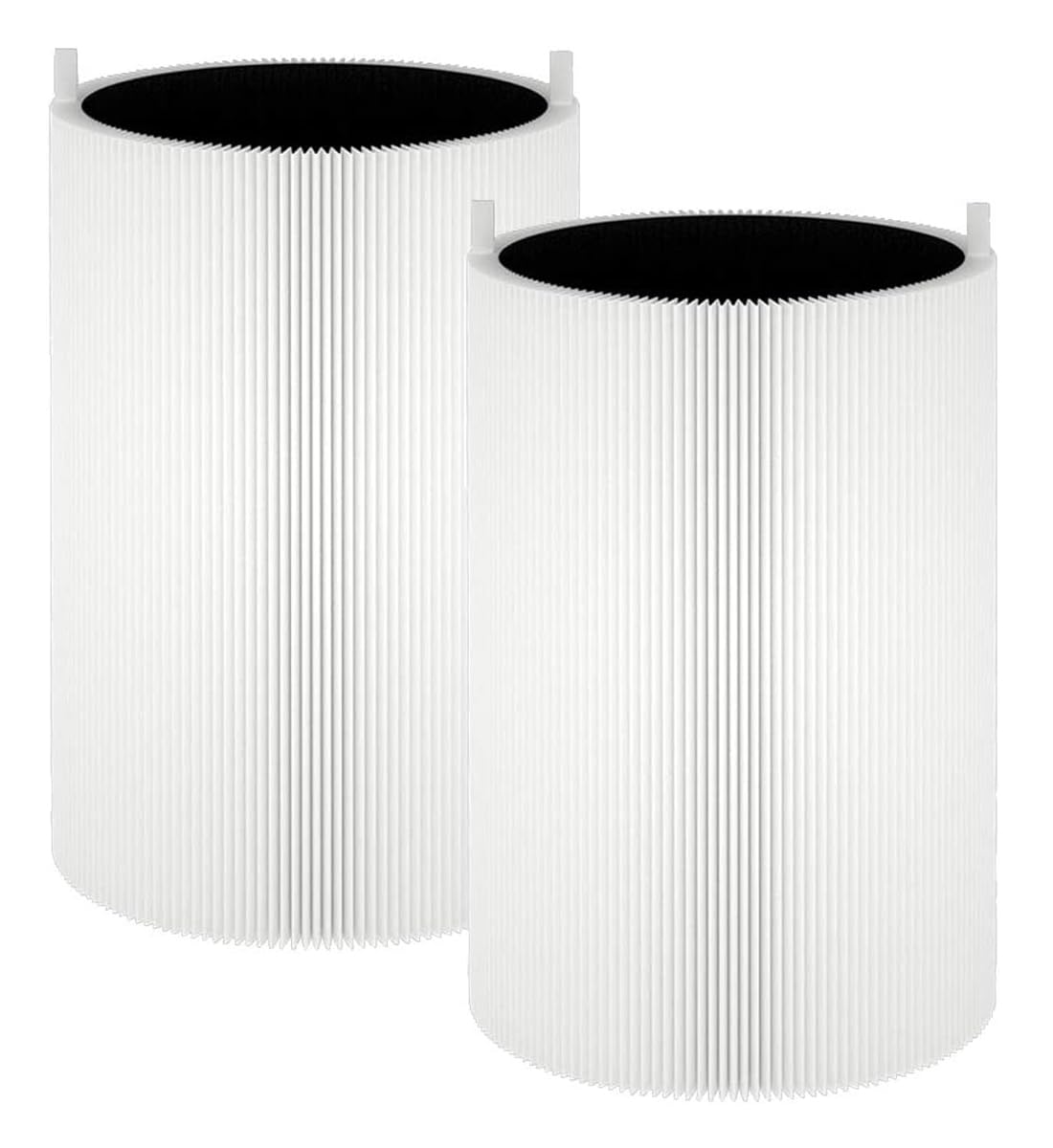 Blueair Blue Pure 411 Air Purifier Replacement Filters (2-Pack) - Compatible with Blue Pure 411+, Mini Air Purifiers - HEPA Filter for Cleaner Air in Bedrooms, Offices & Nurseries