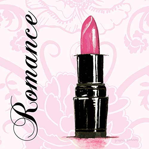 Gregory Gorham Pink Romance Makeup Art Print Set - 4 Framed 12x12 Inch Wall Decor (Pink, Black, White) | Perfect for Bedroom, Living Room & Salon Decor