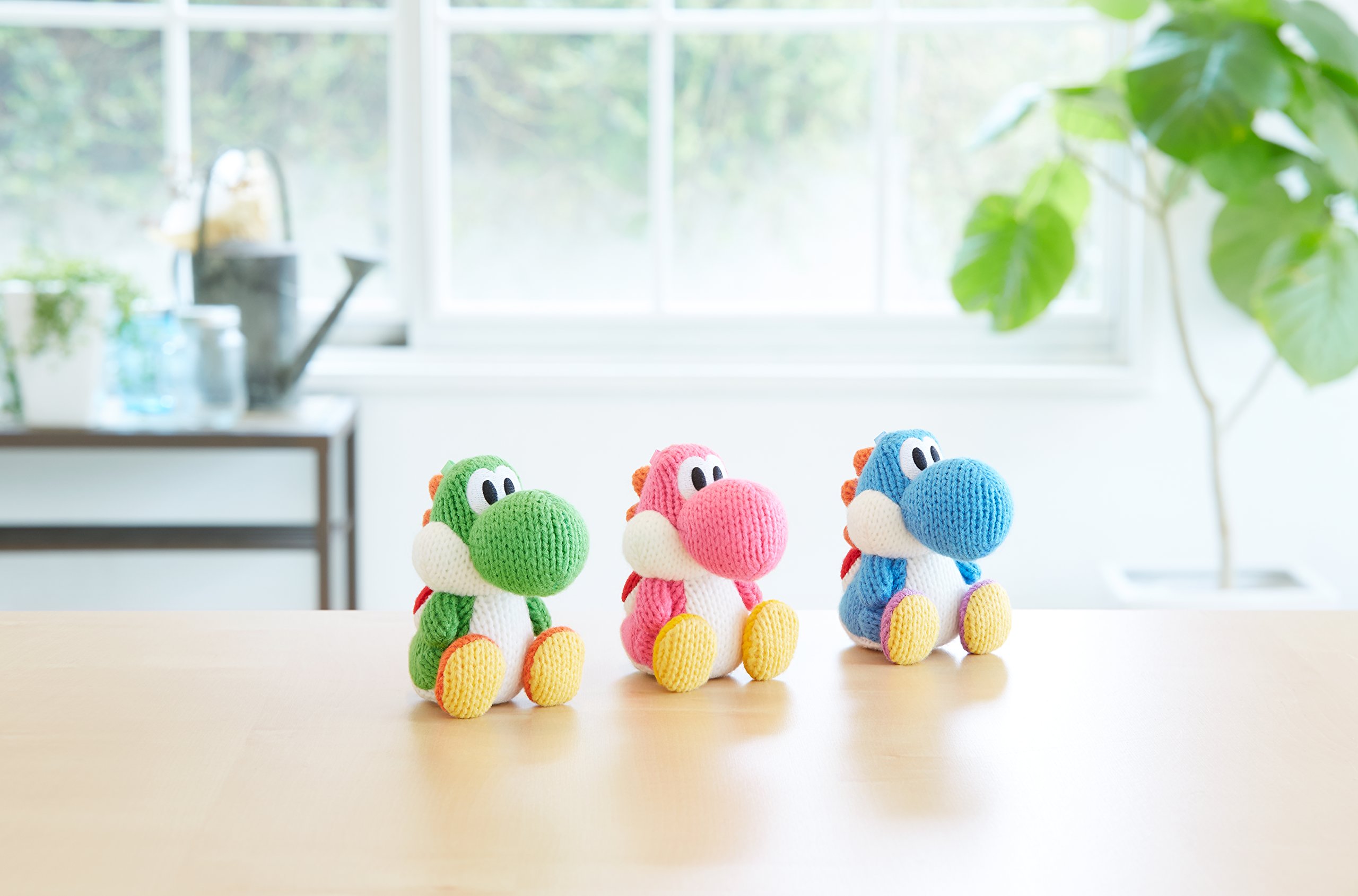 Nintendo Pink Yarn Yoshi Amiibo Figure - Super Mario Series Collectible Toy for Switch & Wii U - Perfect for Gaming, Display & Gift Giving