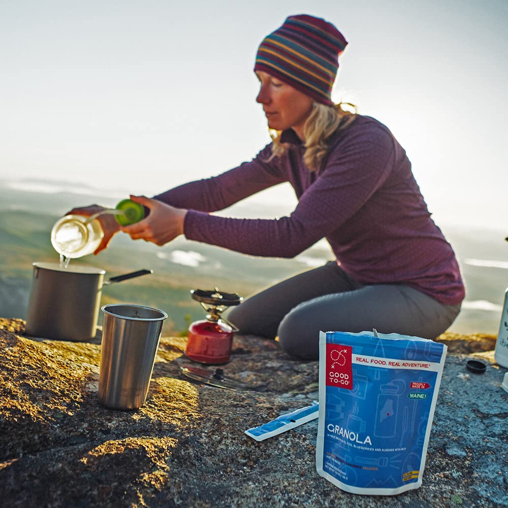 GOOD TO-GO Granola - Lightweight Dehydrated Camping & Backpacking Food - Just Add Water Meals for Hiking, Emergency Prep & Outdoor Adventures - Tastier Than Freeze-Dried Options